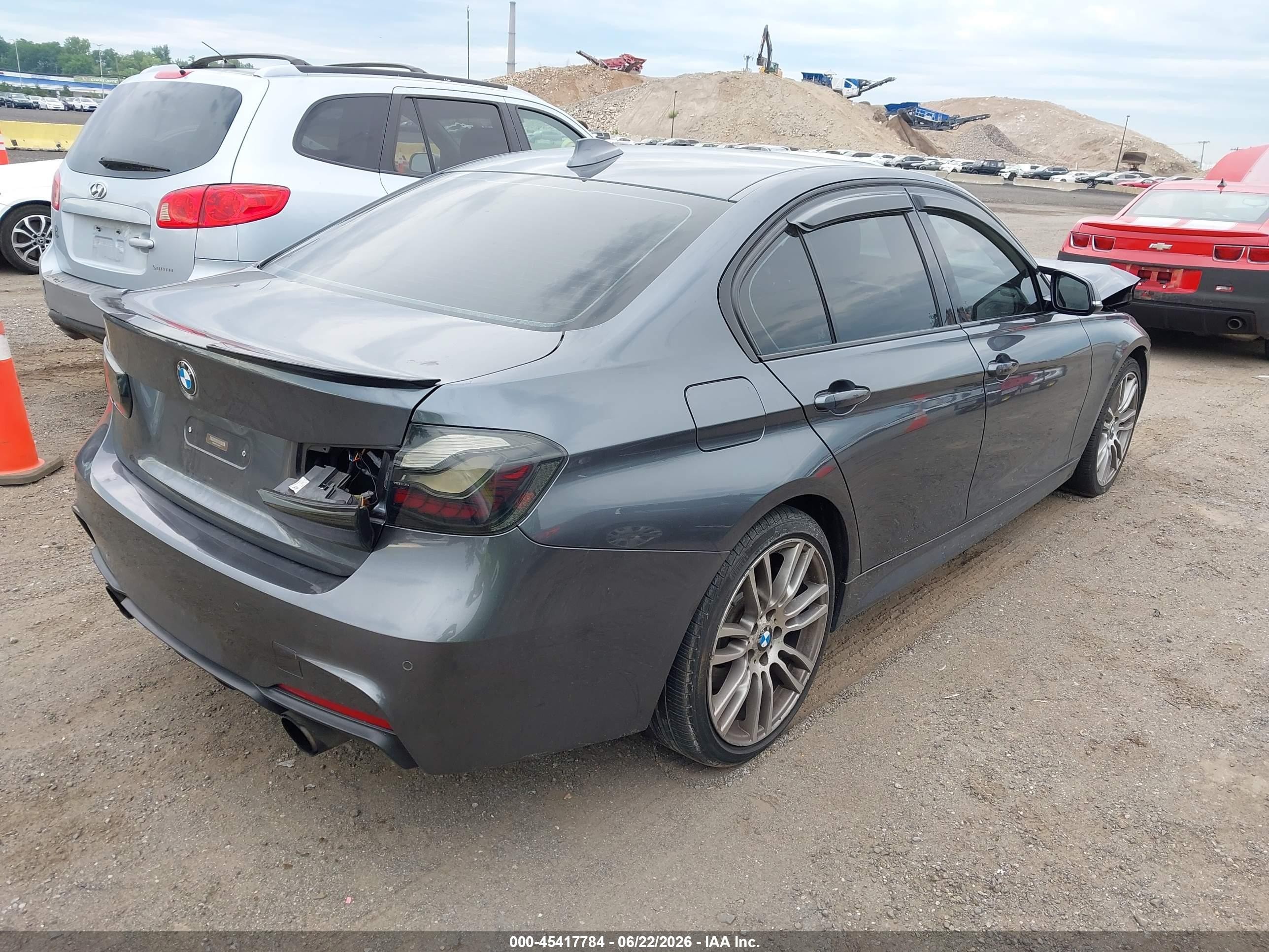 2013 Bmw 335i Xdrive Gray vin: WBA3B9C52DJ899119
