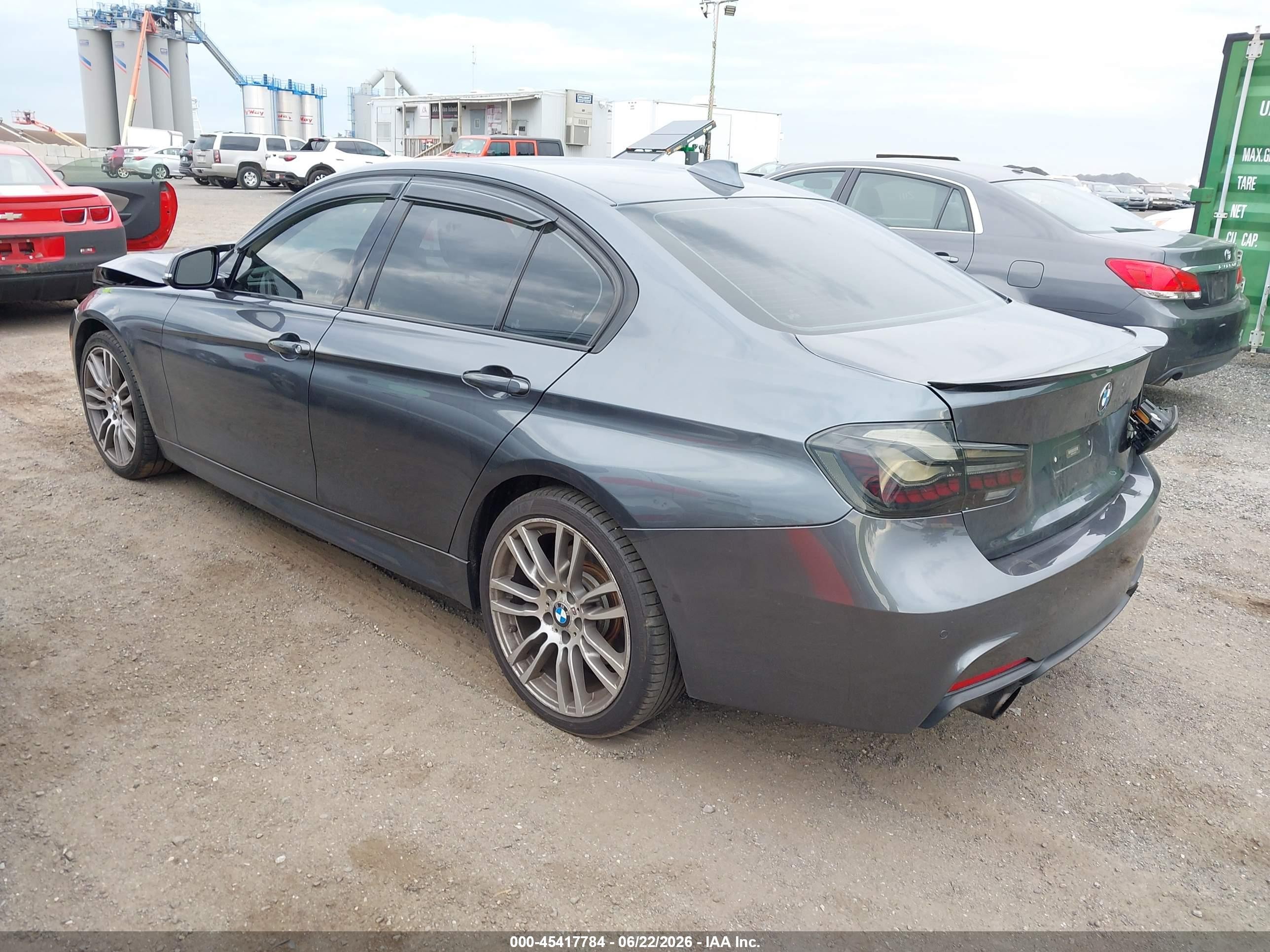 2013 Bmw 335i Xdrive Gray vin: WBA3B9C52DJ899119