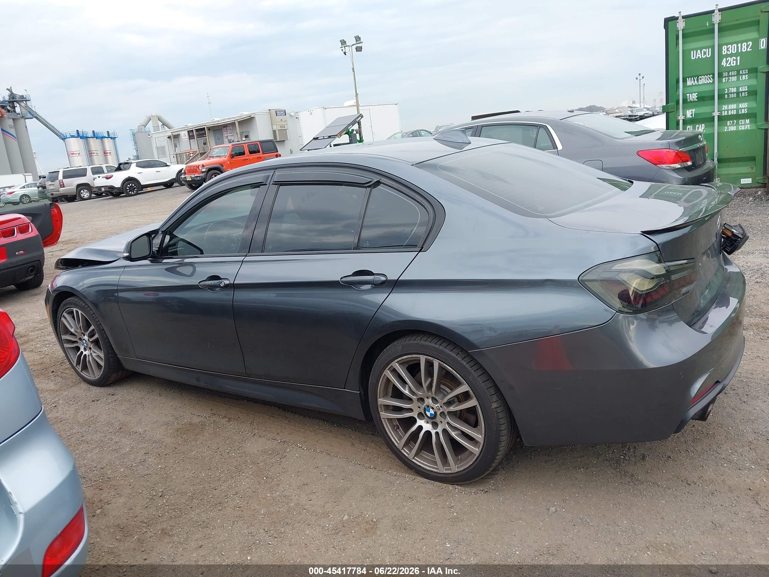 2013 Bmw 335i Xdrive Gray vin: WBA3B9C52DJ899119