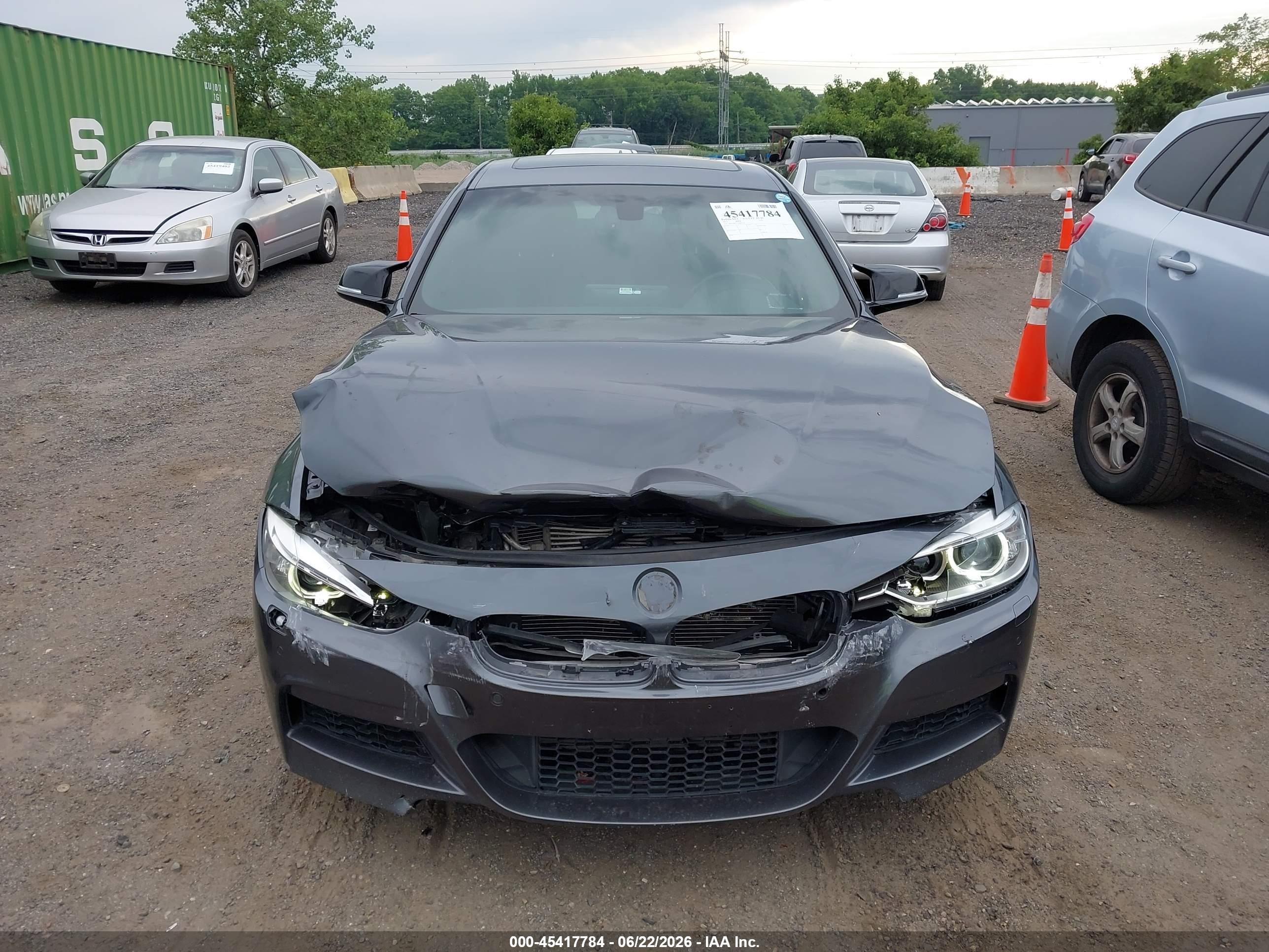 2013 Bmw 335i Xdrive Gray vin: WBA3B9C52DJ899119
