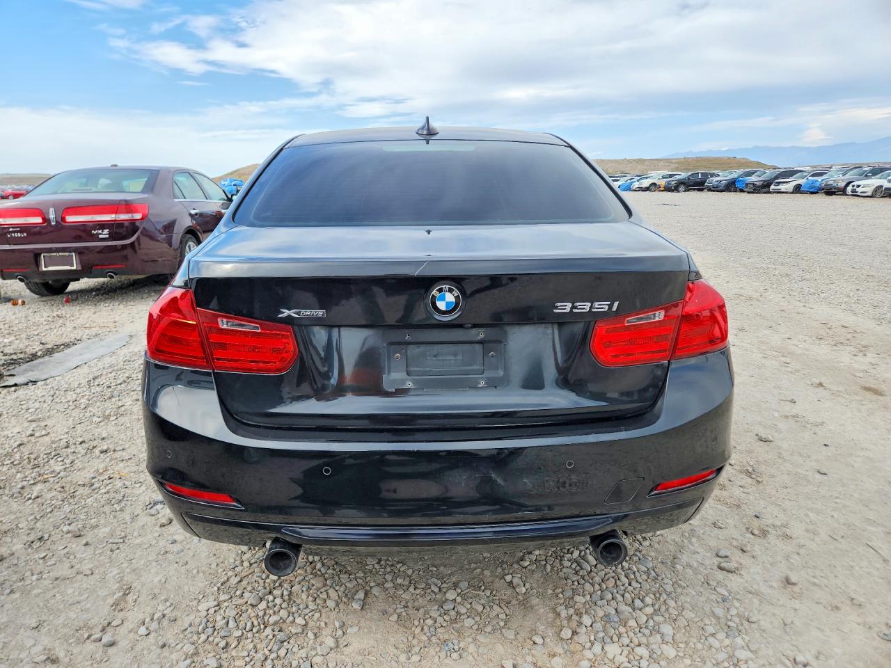 2014 Bmw 335 Xi Black vin: WBA3B9C52EP459111