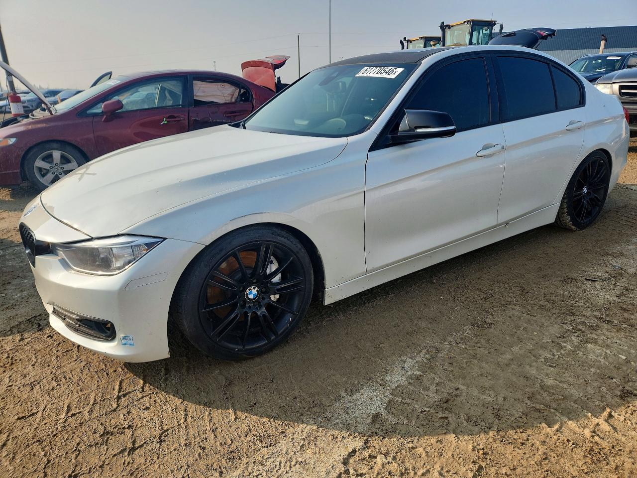 2013 Bmw 335 I White vin: WBA3B9C53DF585384