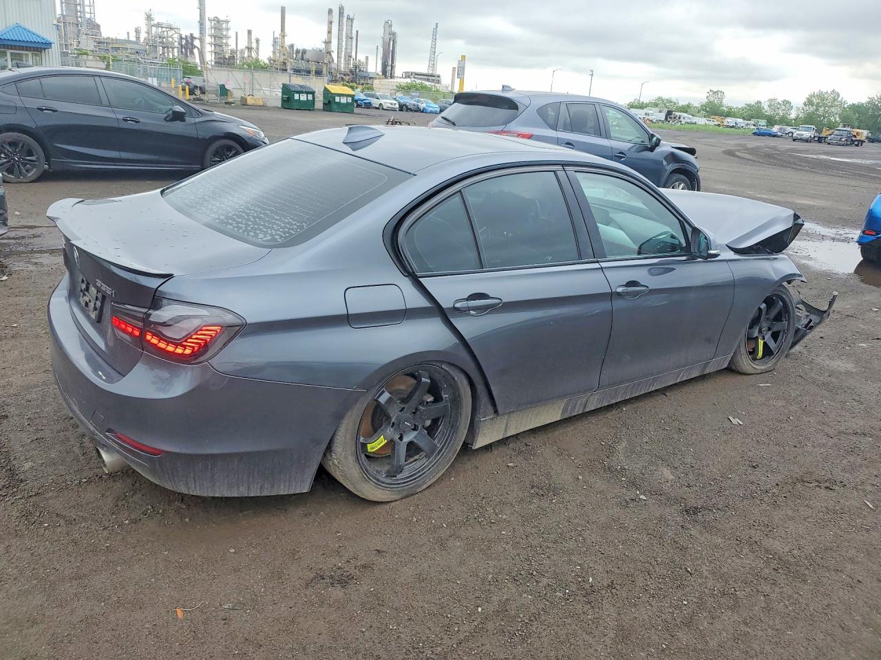 2013 Bmw 335 Xi Charcoal vin: WBA3B9C53DF586518