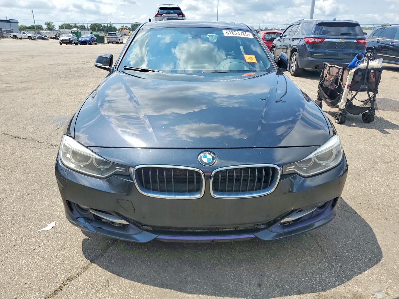 2013 Bmw 335 Xi Black vin: WBA3B9C55DF585466
