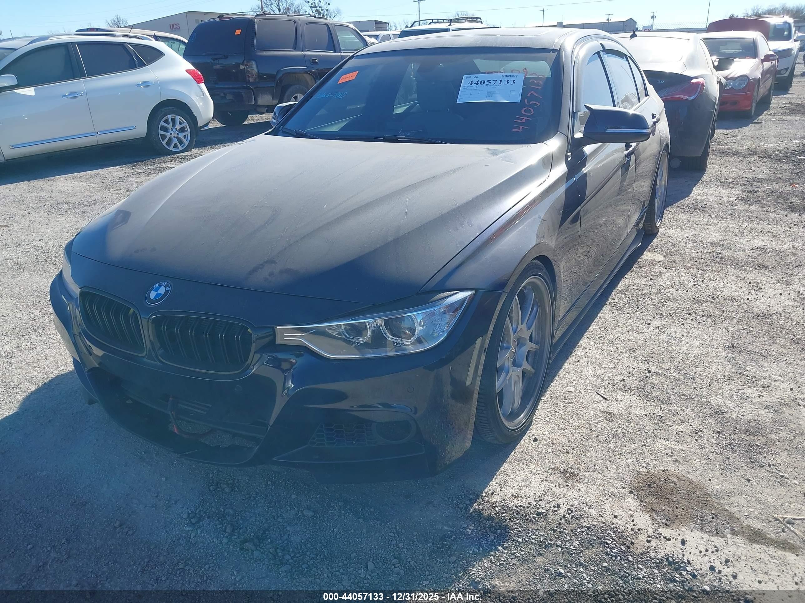 2013 Bmw 335i Xdrive Black vin: WBA3B9C55DF801137