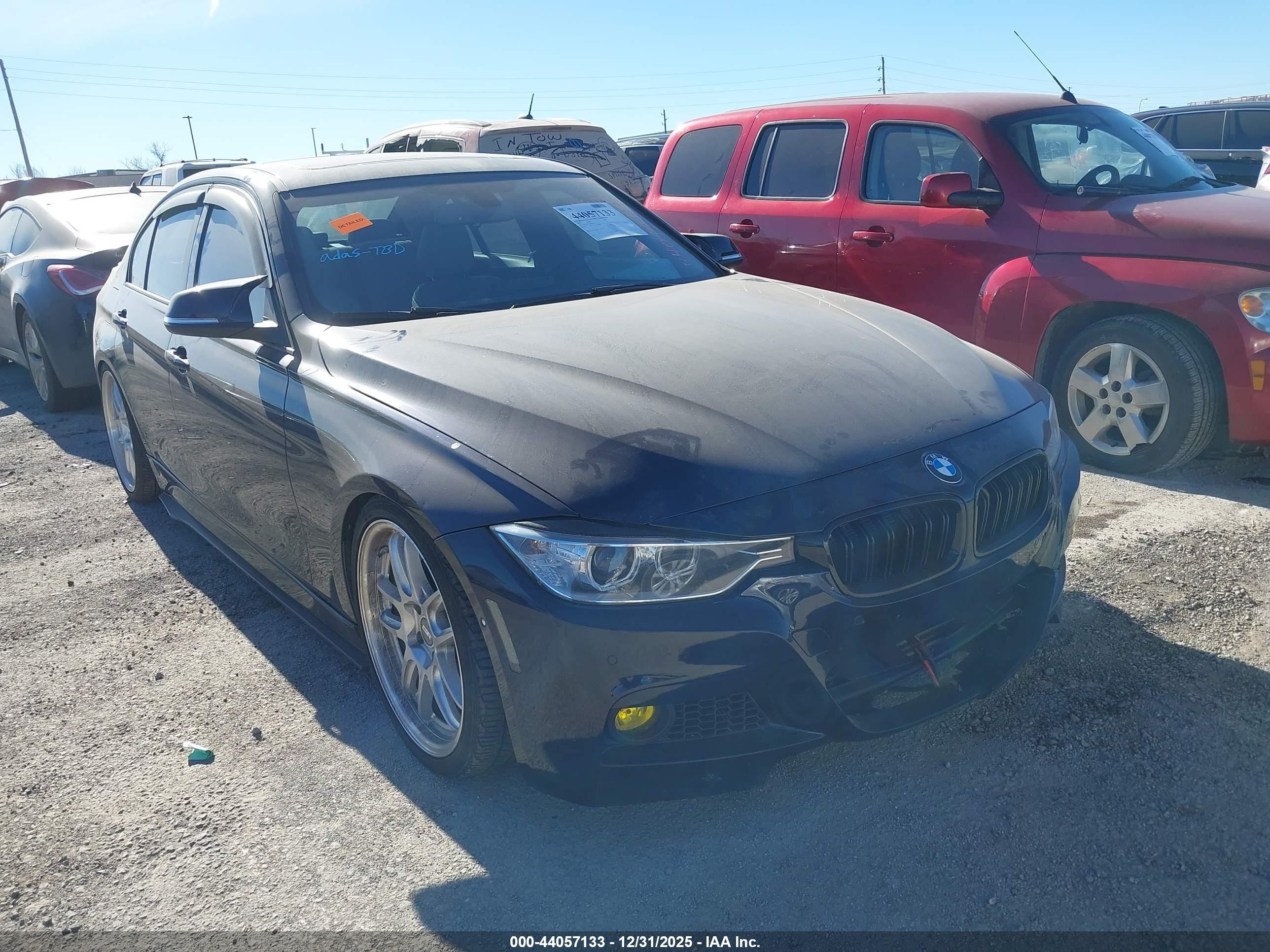 2013 Bmw 335i Xdrive Black vin: WBA3B9C55DF801137