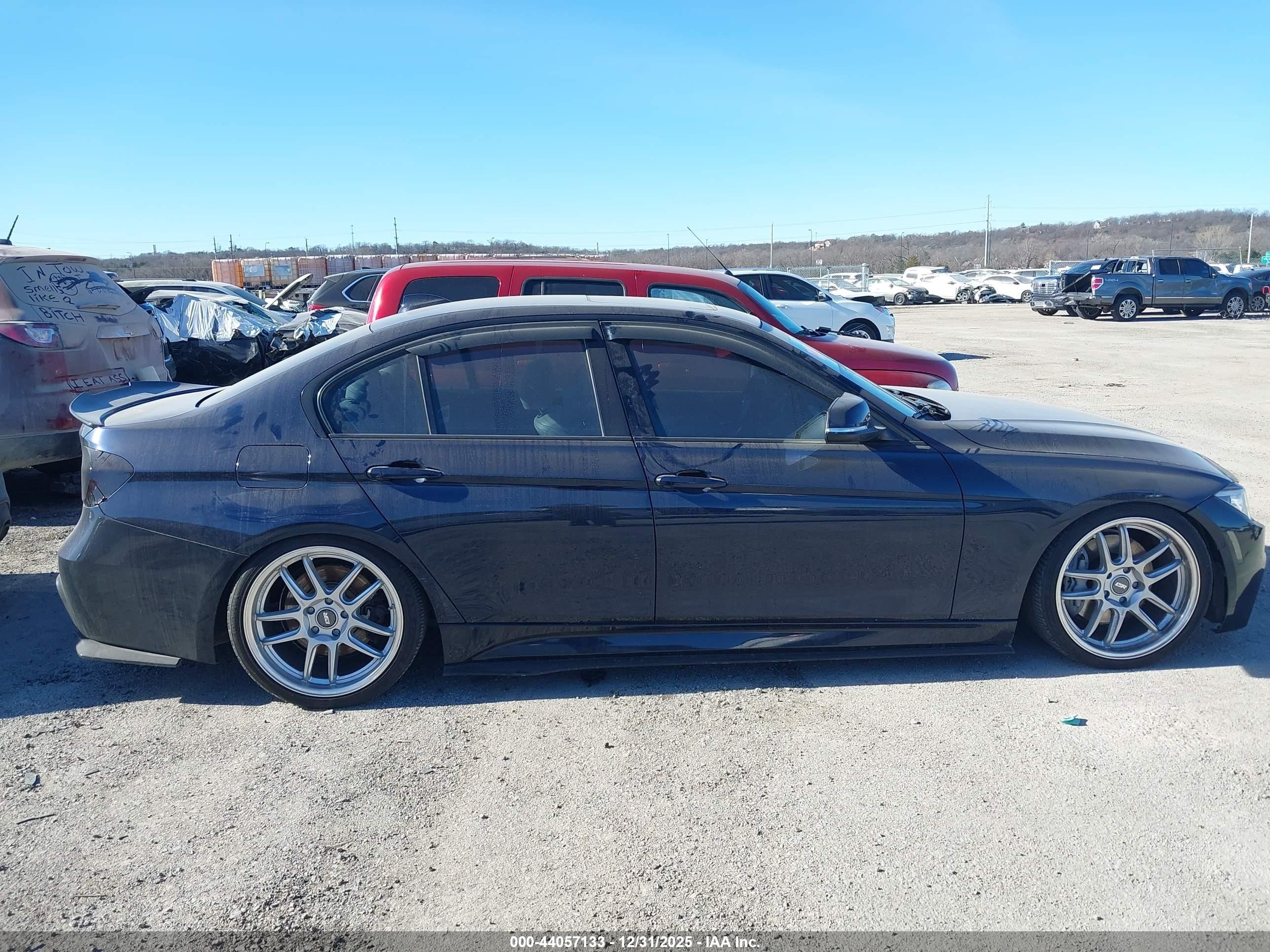 2013 Bmw 335i Xdrive Black vin: WBA3B9C55DF801137