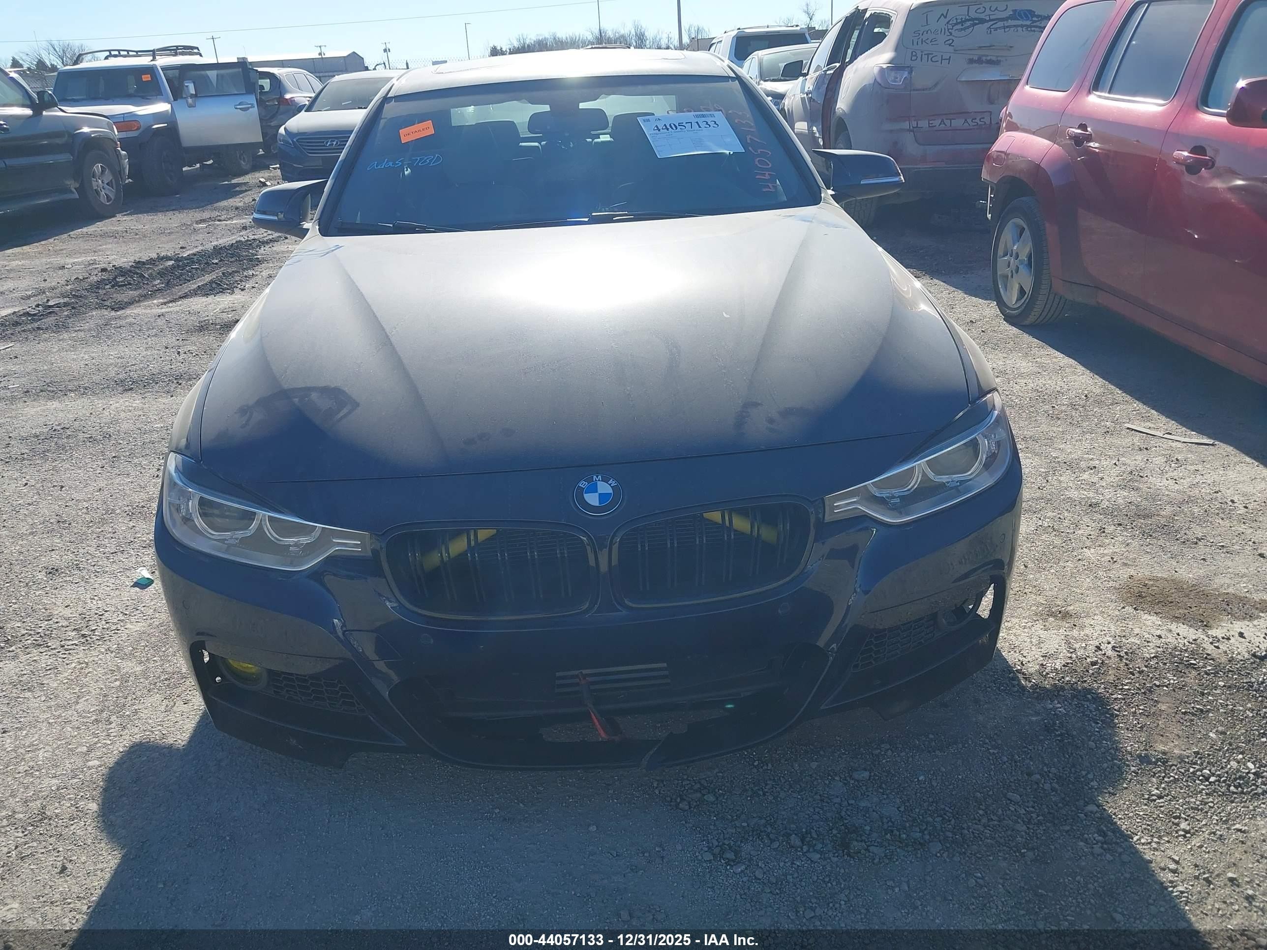 2013 Bmw 335i Xdrive Black vin: WBA3B9C55DF801137
