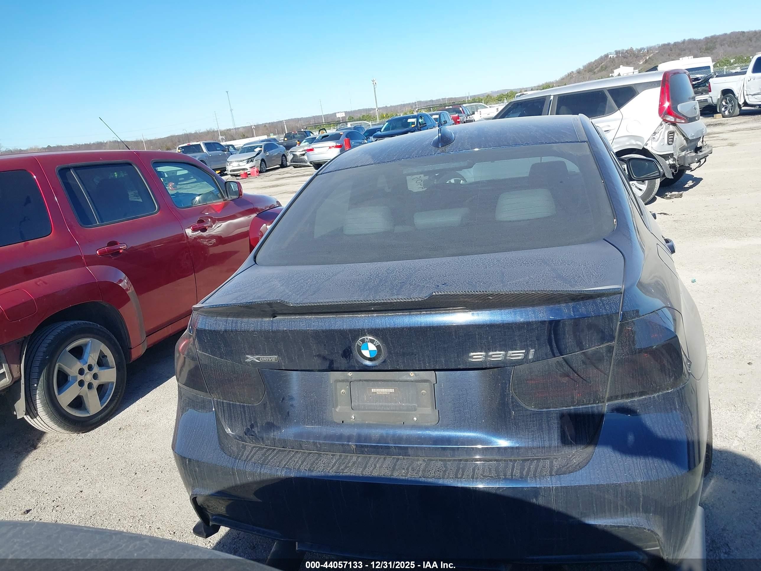 2013 Bmw 335i Xdrive Black vin: WBA3B9C55DF801137
