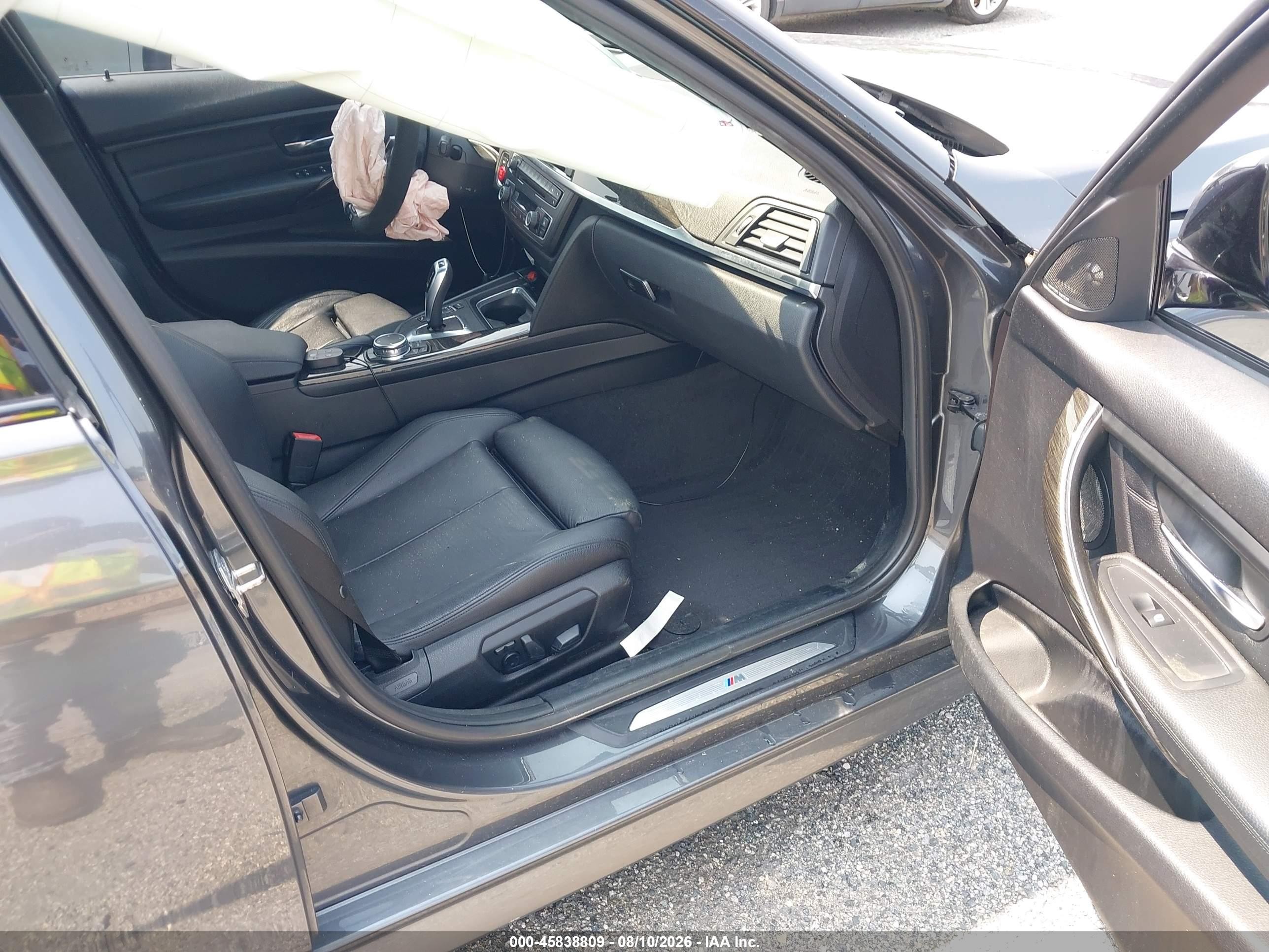 2015 Bmw 335i Xdrive Черный vin: WBA3B9C55FF589925