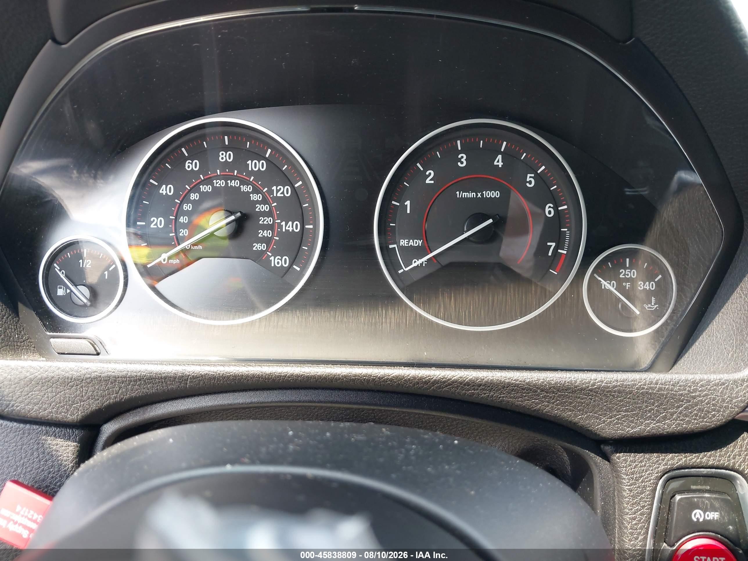 2015 Bmw 335i Xdrive Черный vin: WBA3B9C55FF589925