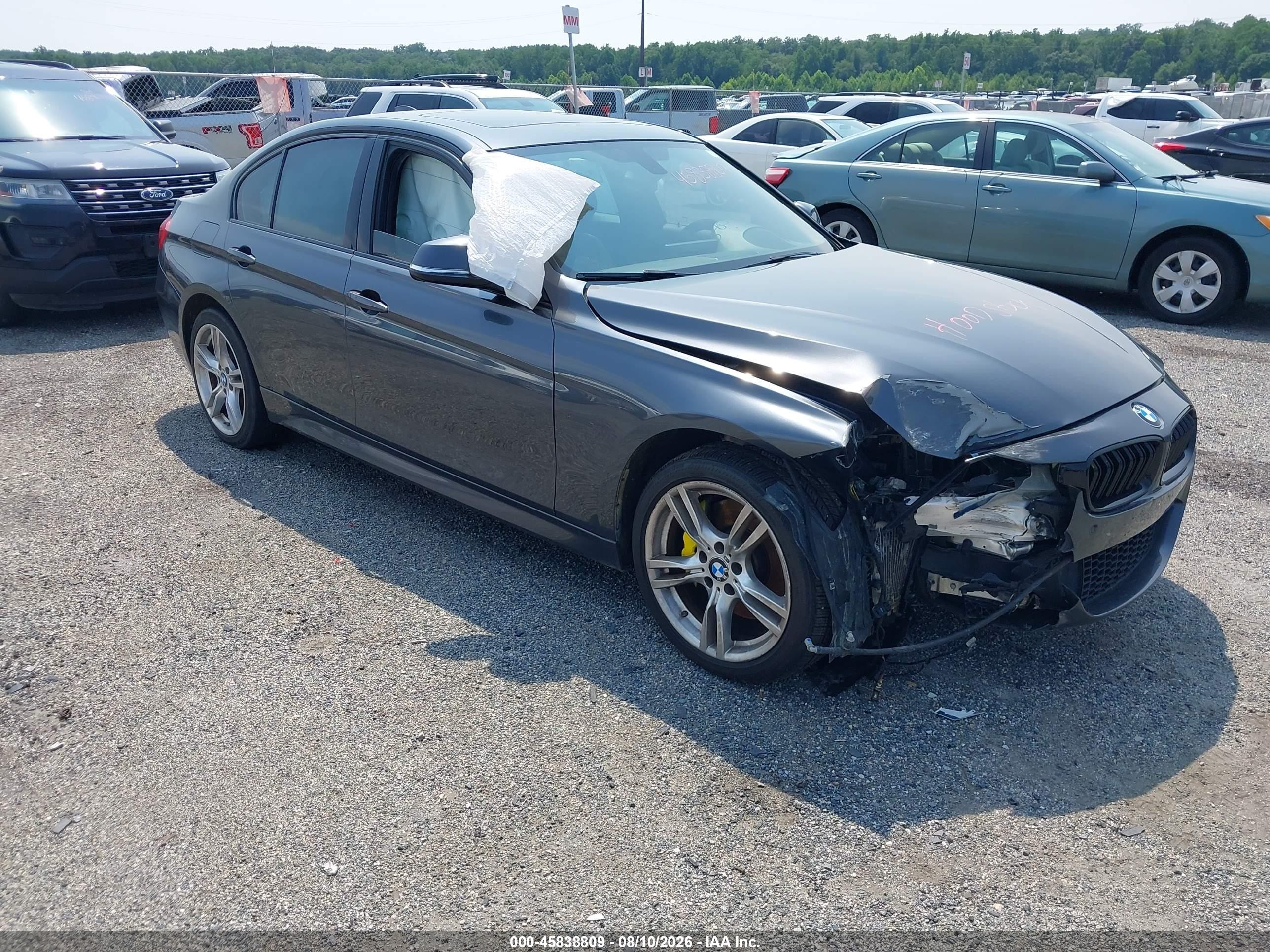 2015 Bmw 335i Xdrive Black vin: WBA3B9C55FF589925