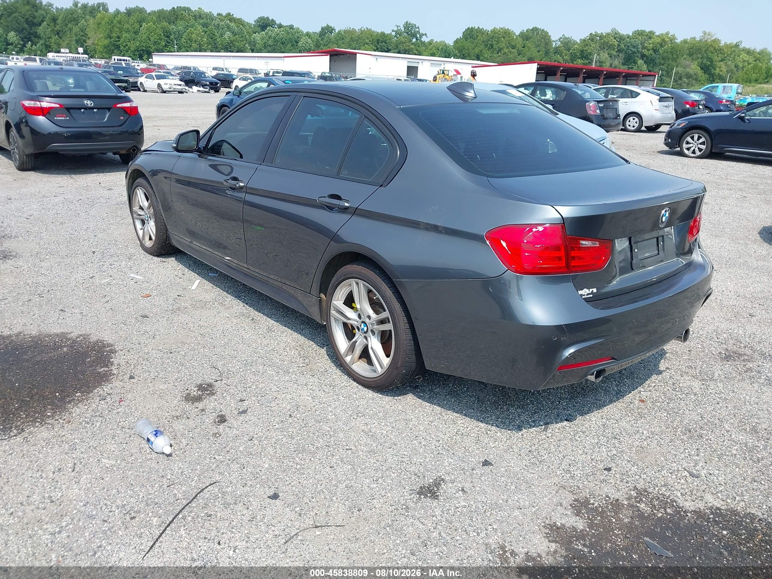 2015 Bmw 335i Xdrive Черный vin: WBA3B9C55FF589925