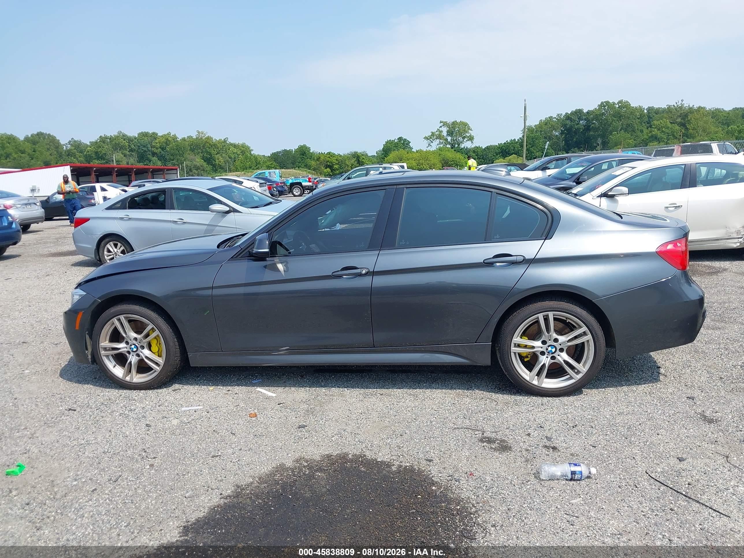 2015 Bmw 335i Xdrive Черный vin: WBA3B9C55FF589925