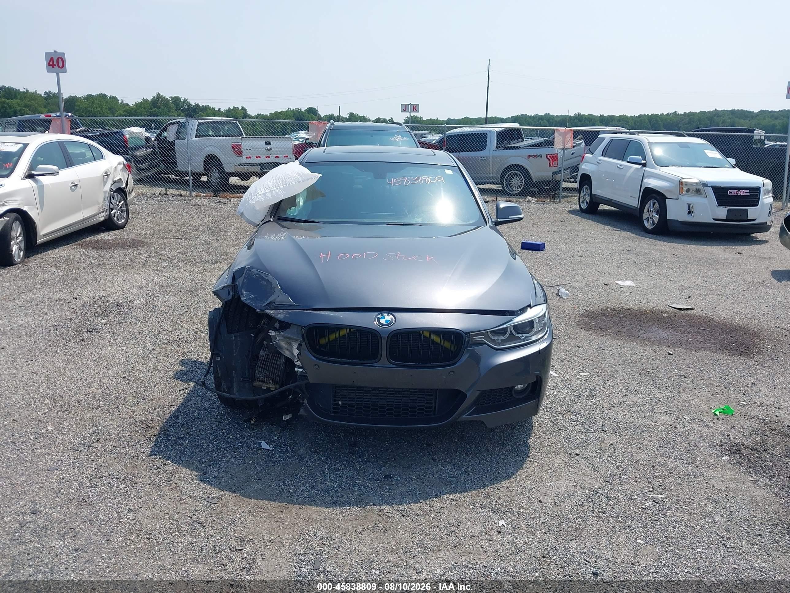 2015 Bmw 335i Xdrive Черный vin: WBA3B9C55FF589925