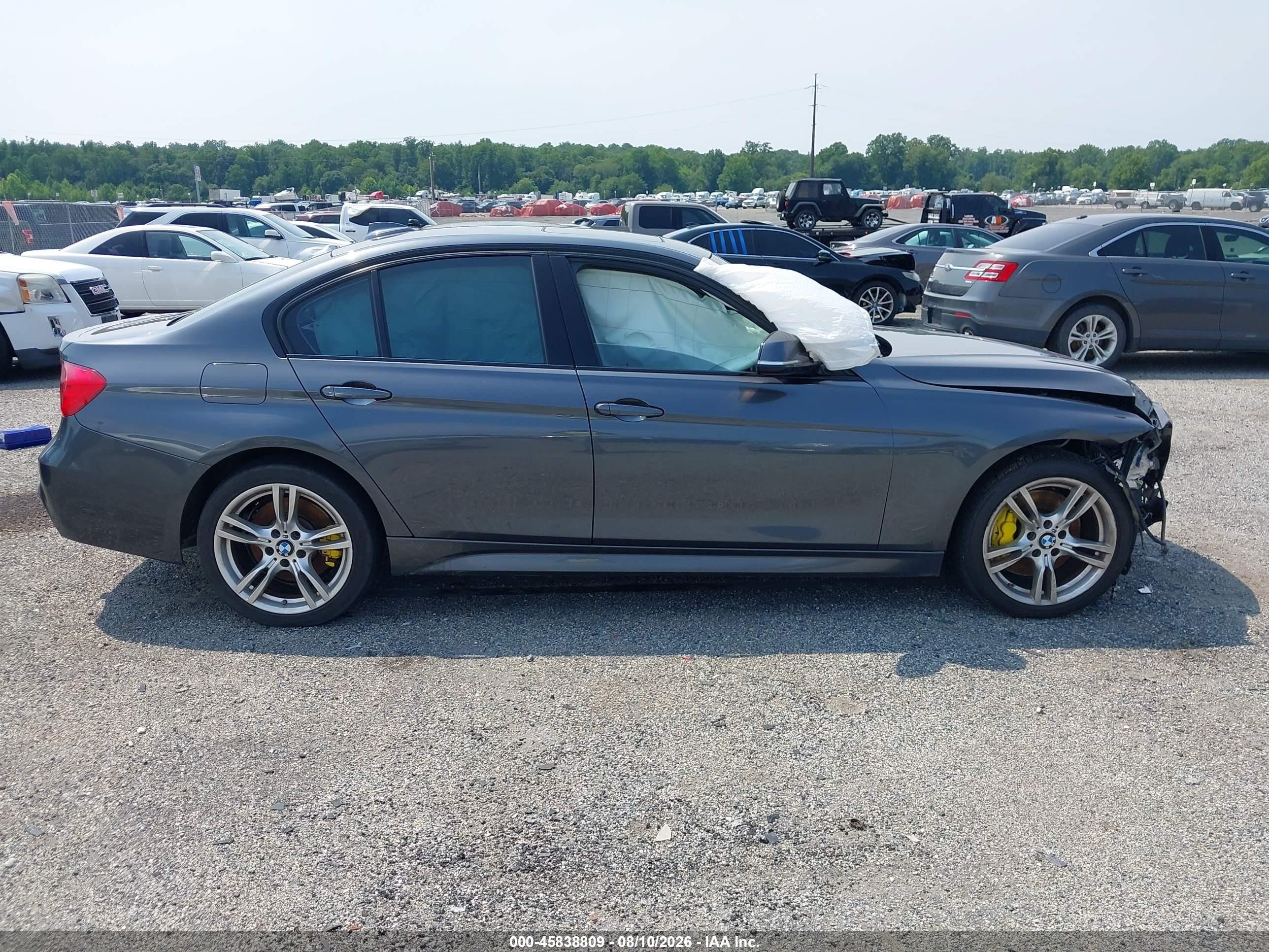 2015 Bmw 335i Xdrive Черный vin: WBA3B9C55FF589925