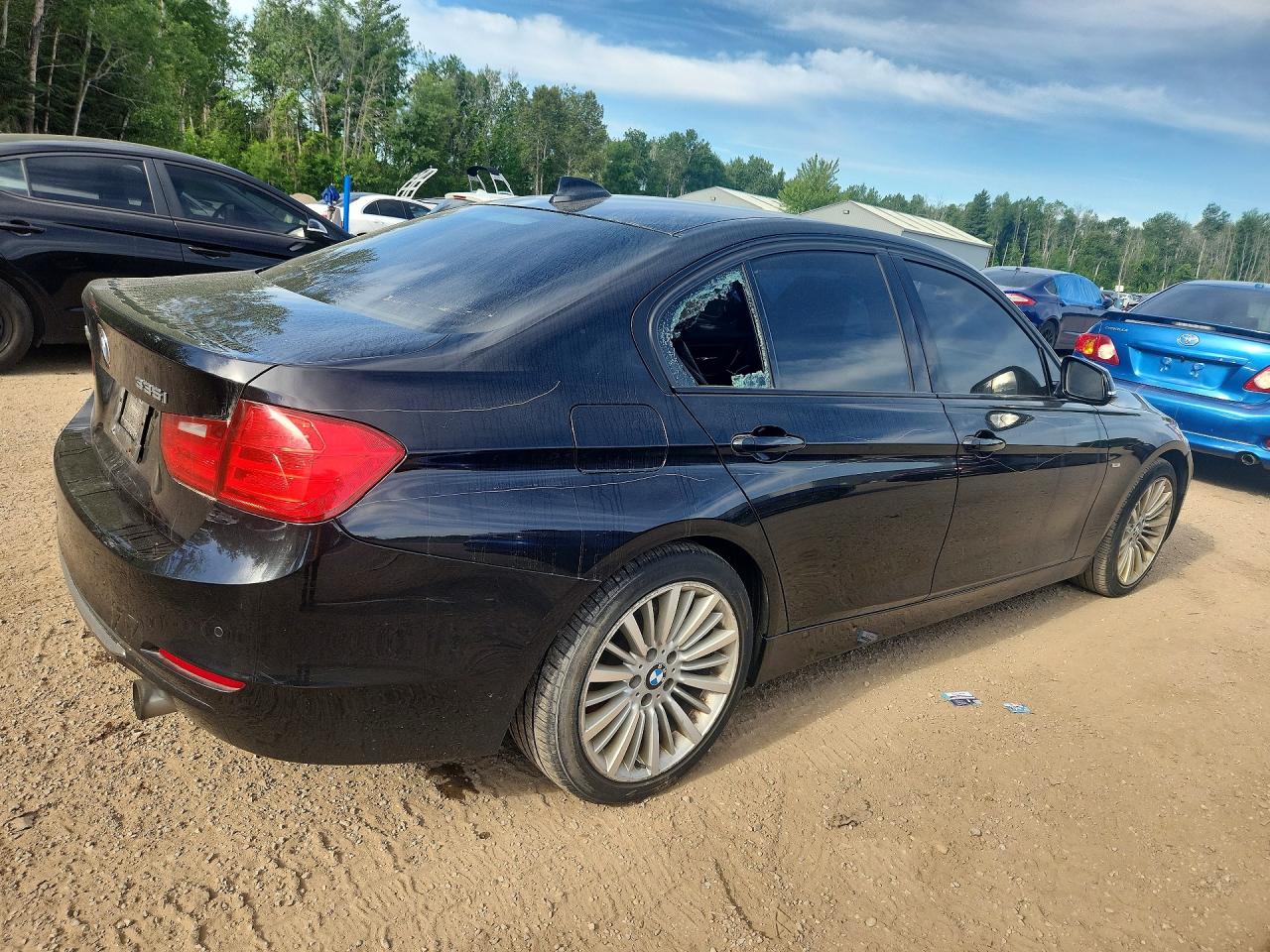 2013 Bmw 335 Xi Black vin: WBA3B9C56DF140444