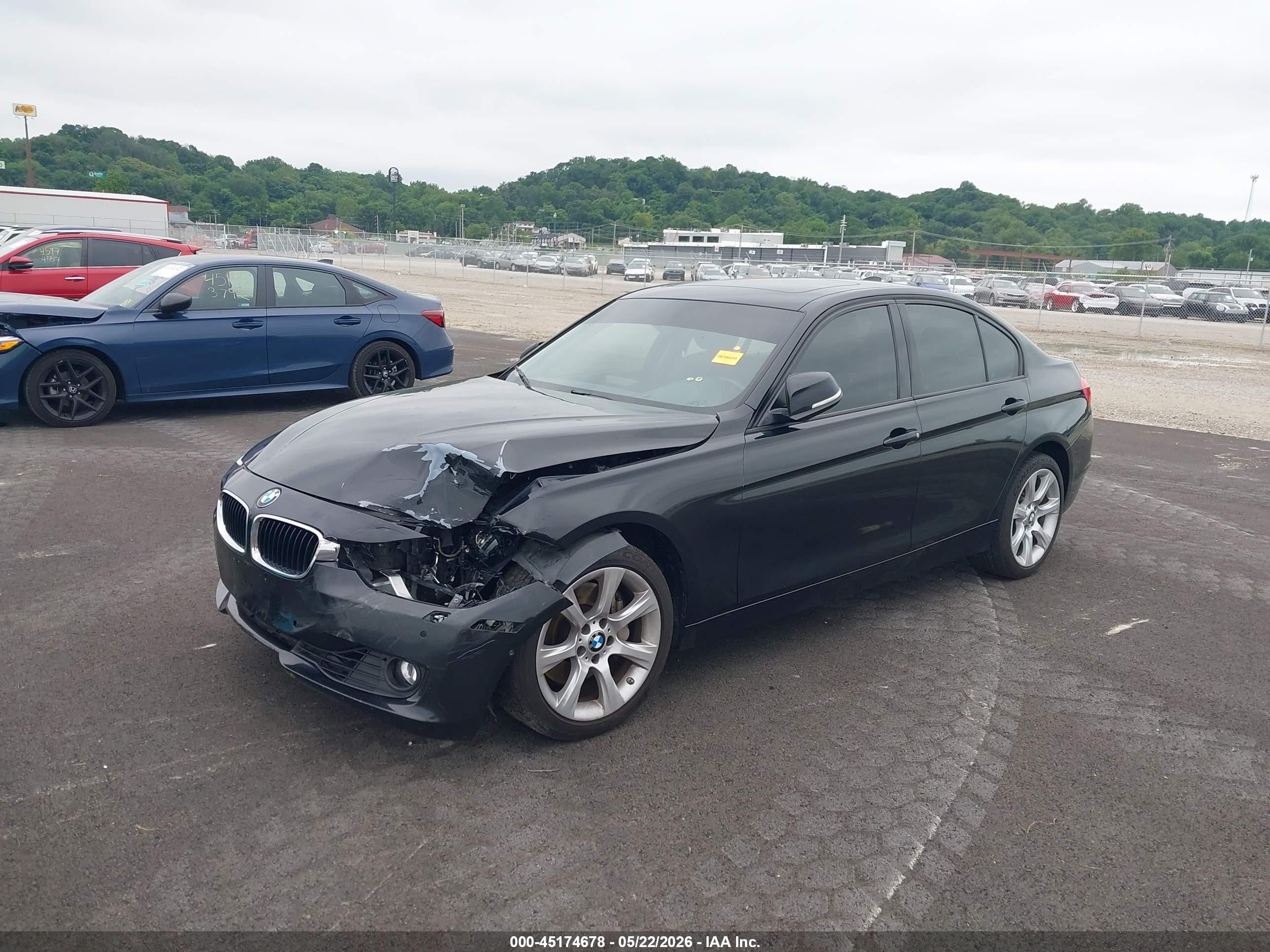 2013 Bmw 335i Xdrive Black vin: WBA3B9C56DF587047