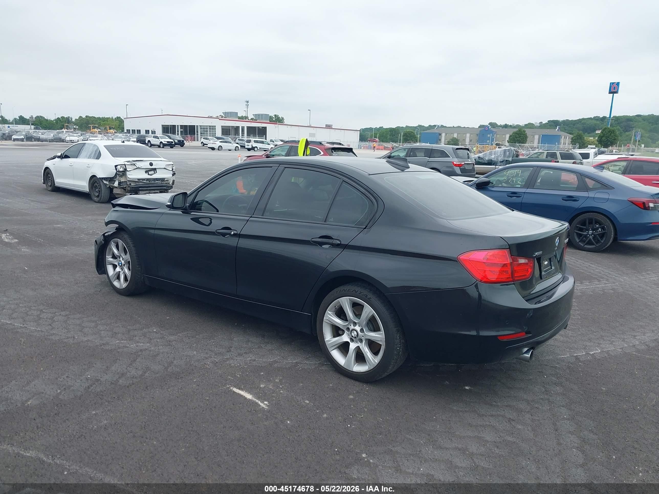 2013 Bmw 335i Xdrive Black vin: WBA3B9C56DF587047
