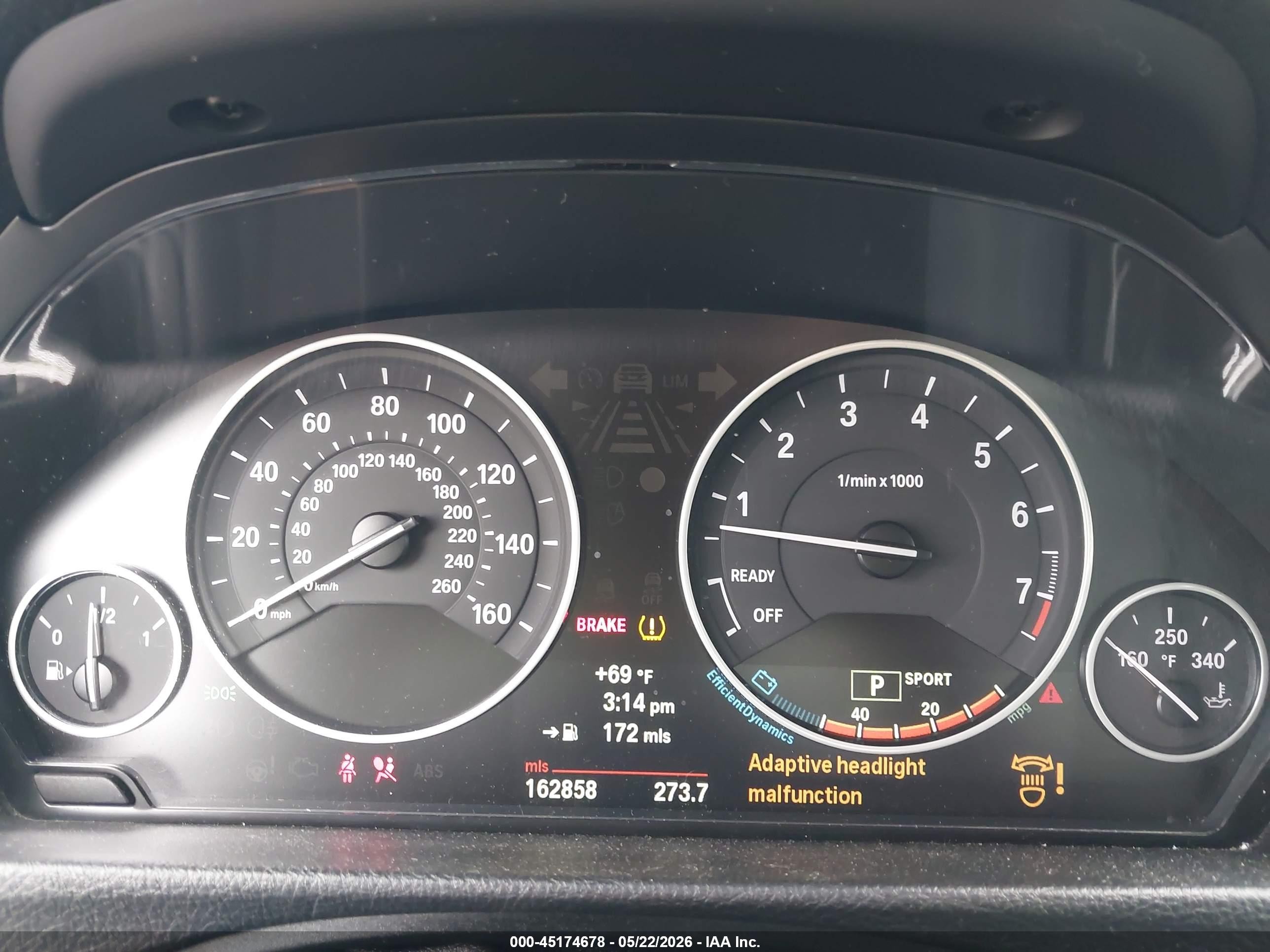 2013 Bmw 335i Xdrive Black vin: WBA3B9C56DF587047