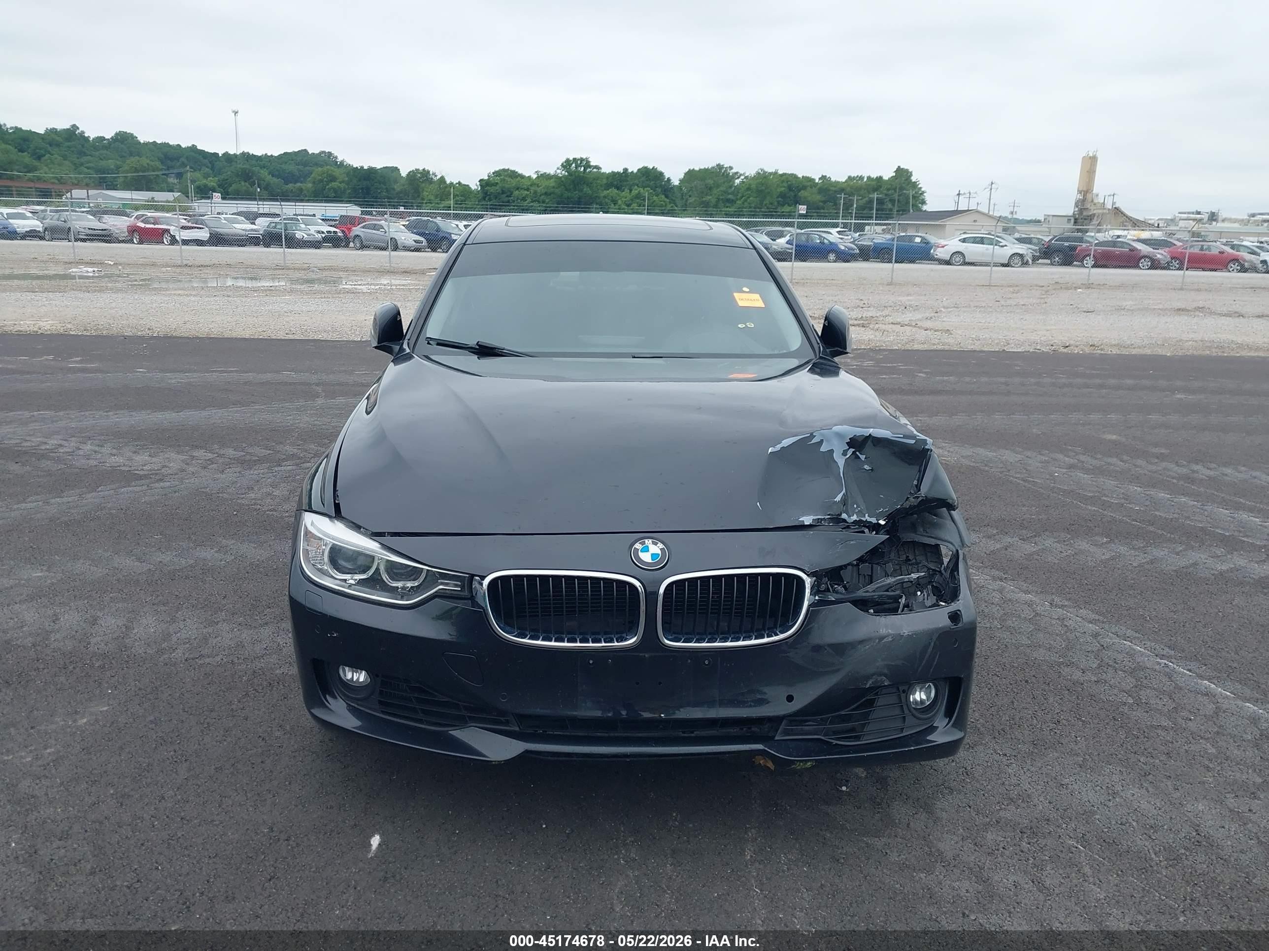 2013 Bmw 335i Xdrive Black vin: WBA3B9C56DF587047