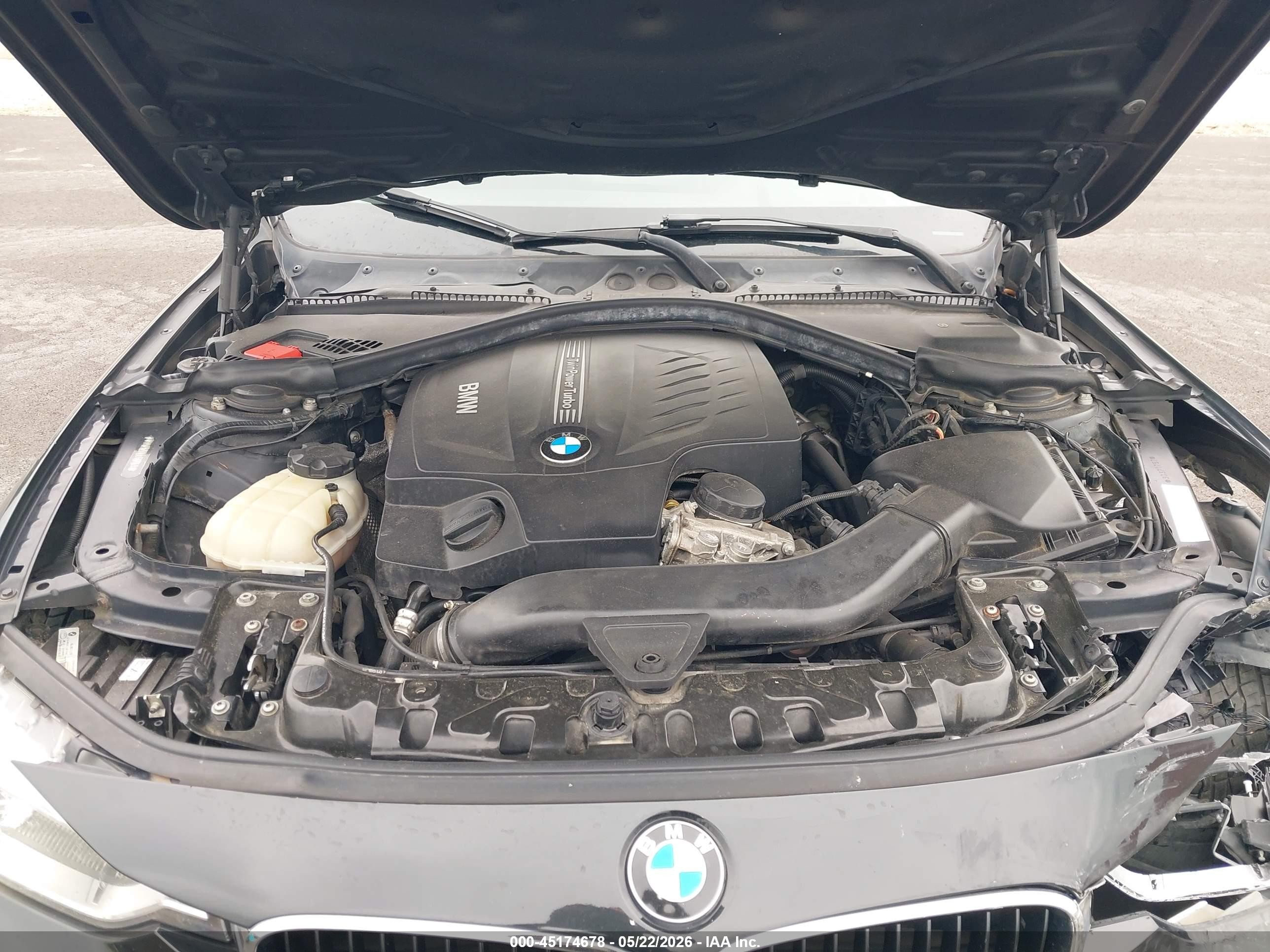2013 Bmw 335i Xdrive Black vin: WBA3B9C56DF587047