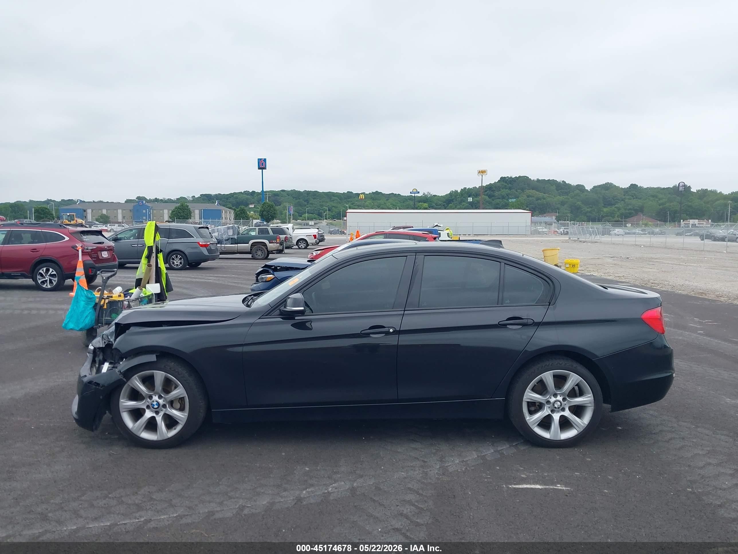 2013 Bmw 335i Xdrive Black vin: WBA3B9C56DF587047