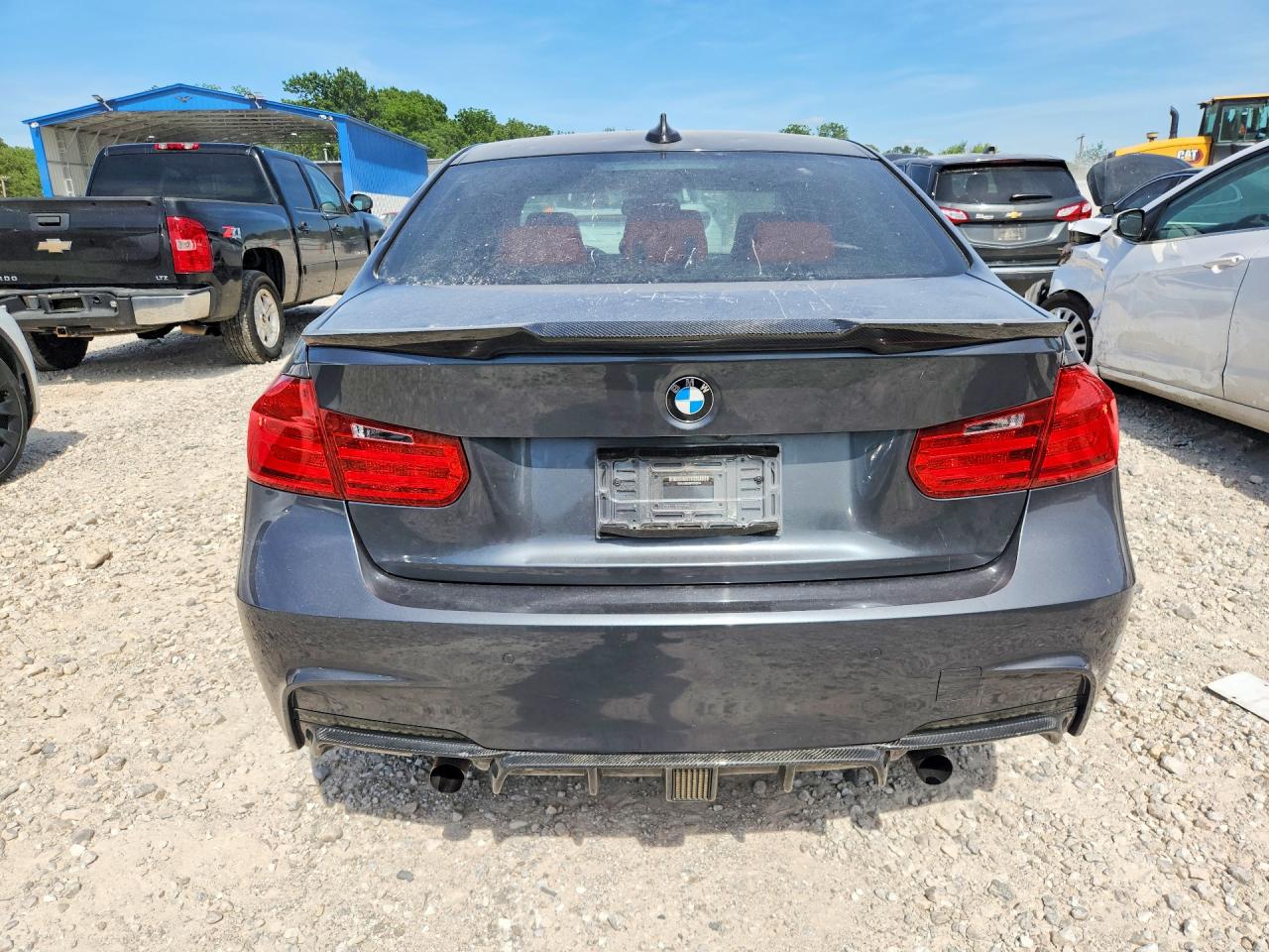 2015 Bmw 335 Xi Gray vin: WBA3B9C56FF589514