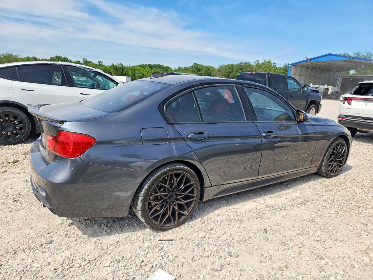 2015 Bmw 335 Xi Gray vin: WBA3B9C56FF589514