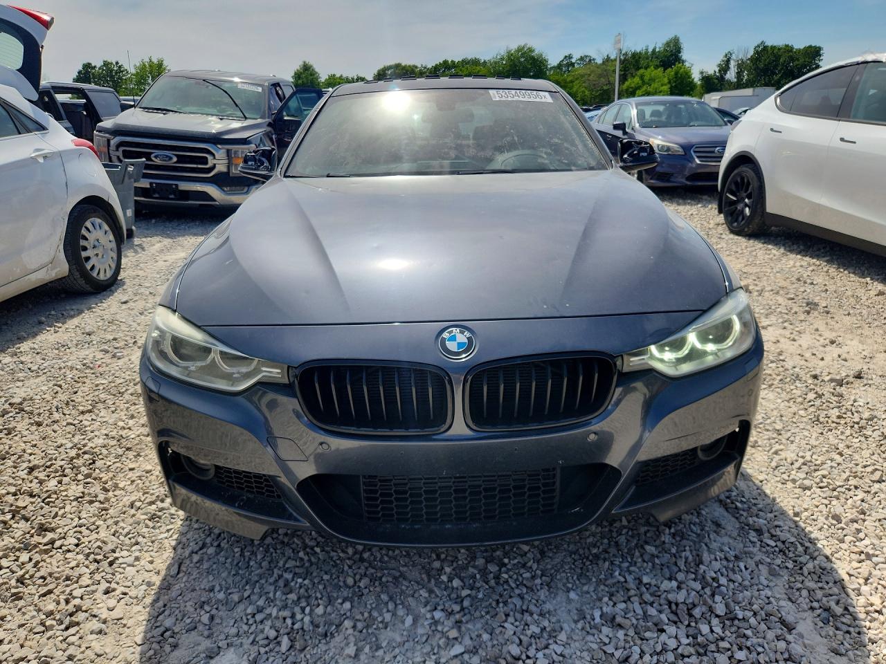 2015 Bmw 335 Xi Gray vin: WBA3B9C56FF589514
