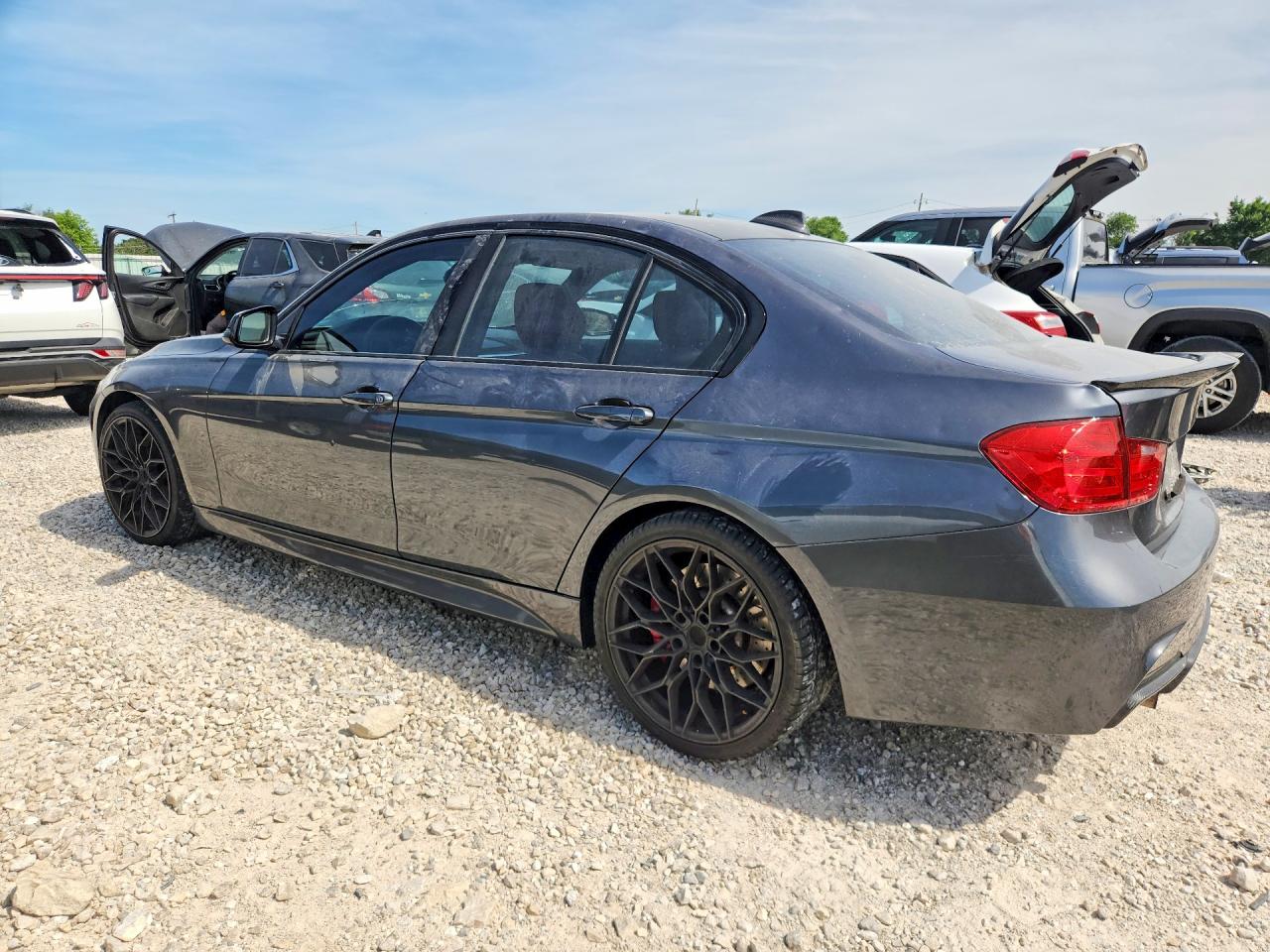 2015 Bmw 335 Xi Gray vin: WBA3B9C56FF589514