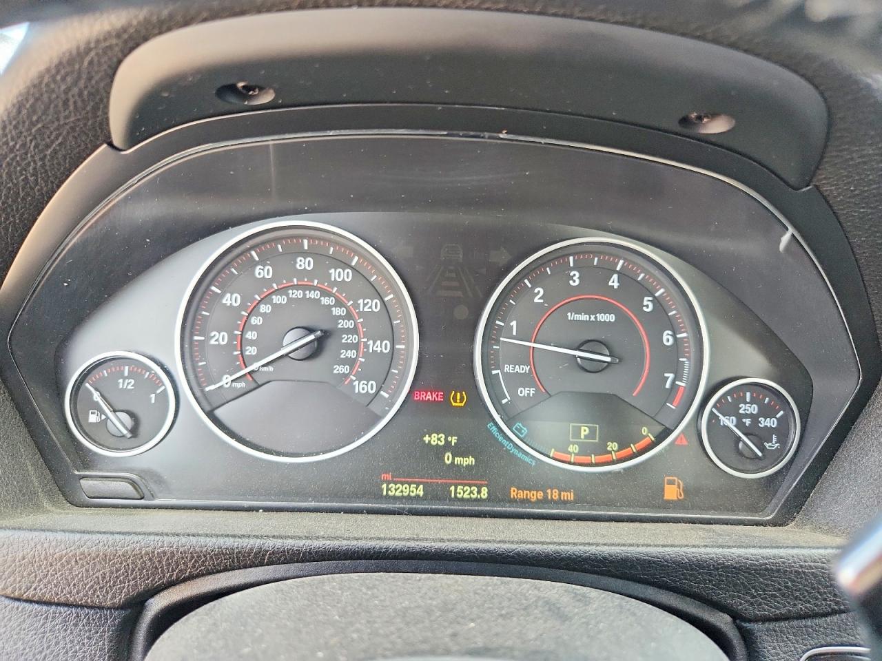 2015 Bmw 335 Xi Gray vin: WBA3B9C56FF589514