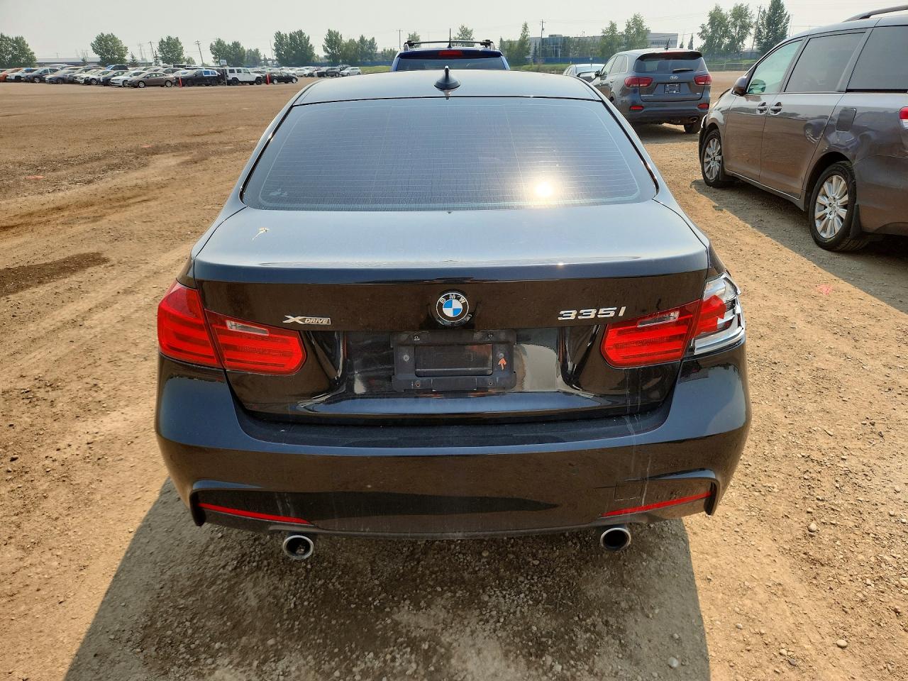 2015 Bmw 335 Xi Charcoal vin: WBA3B9C56FP705370