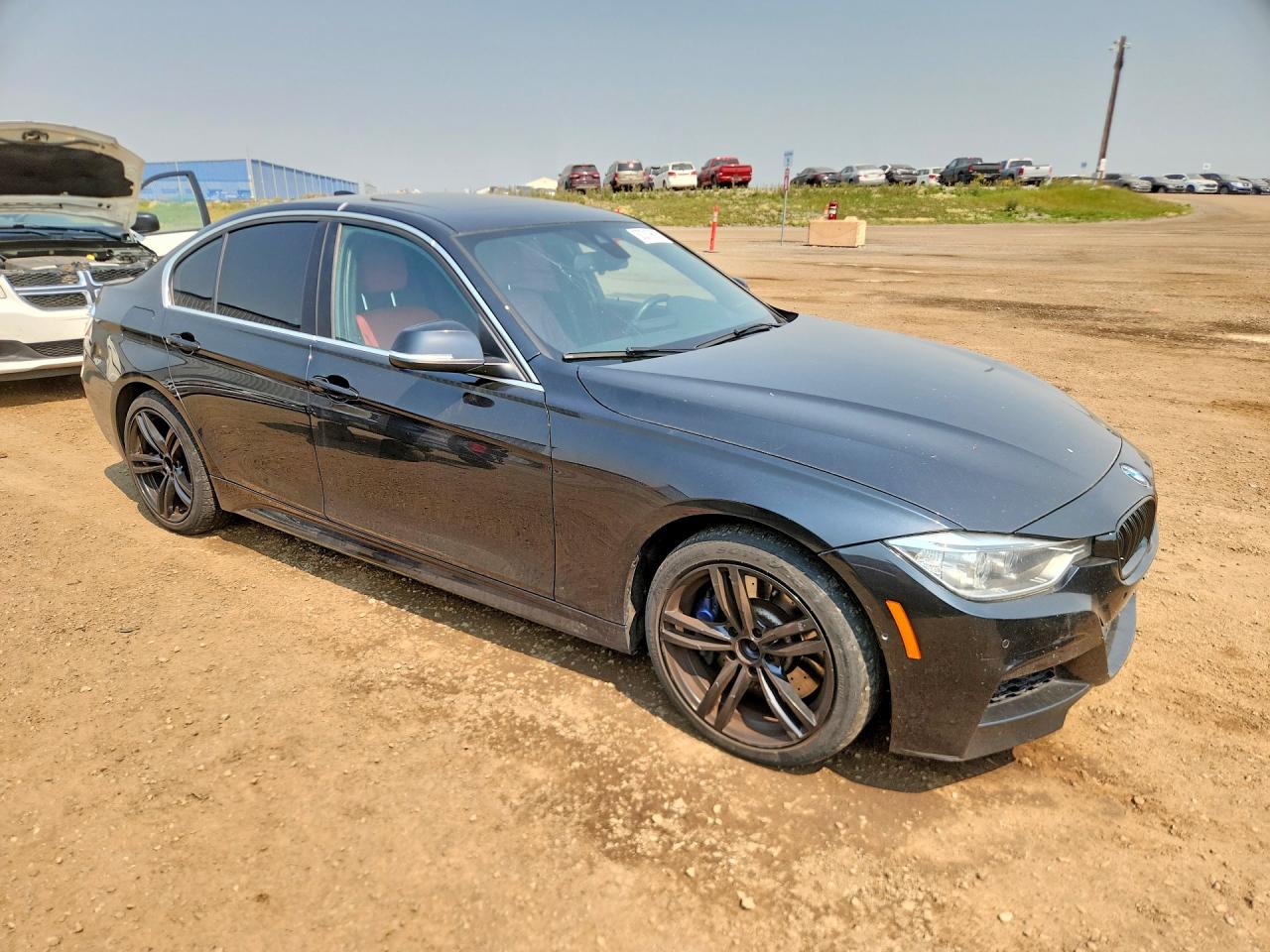 2015 Bmw 335 Xi Charcoal vin: WBA3B9C56FP705370