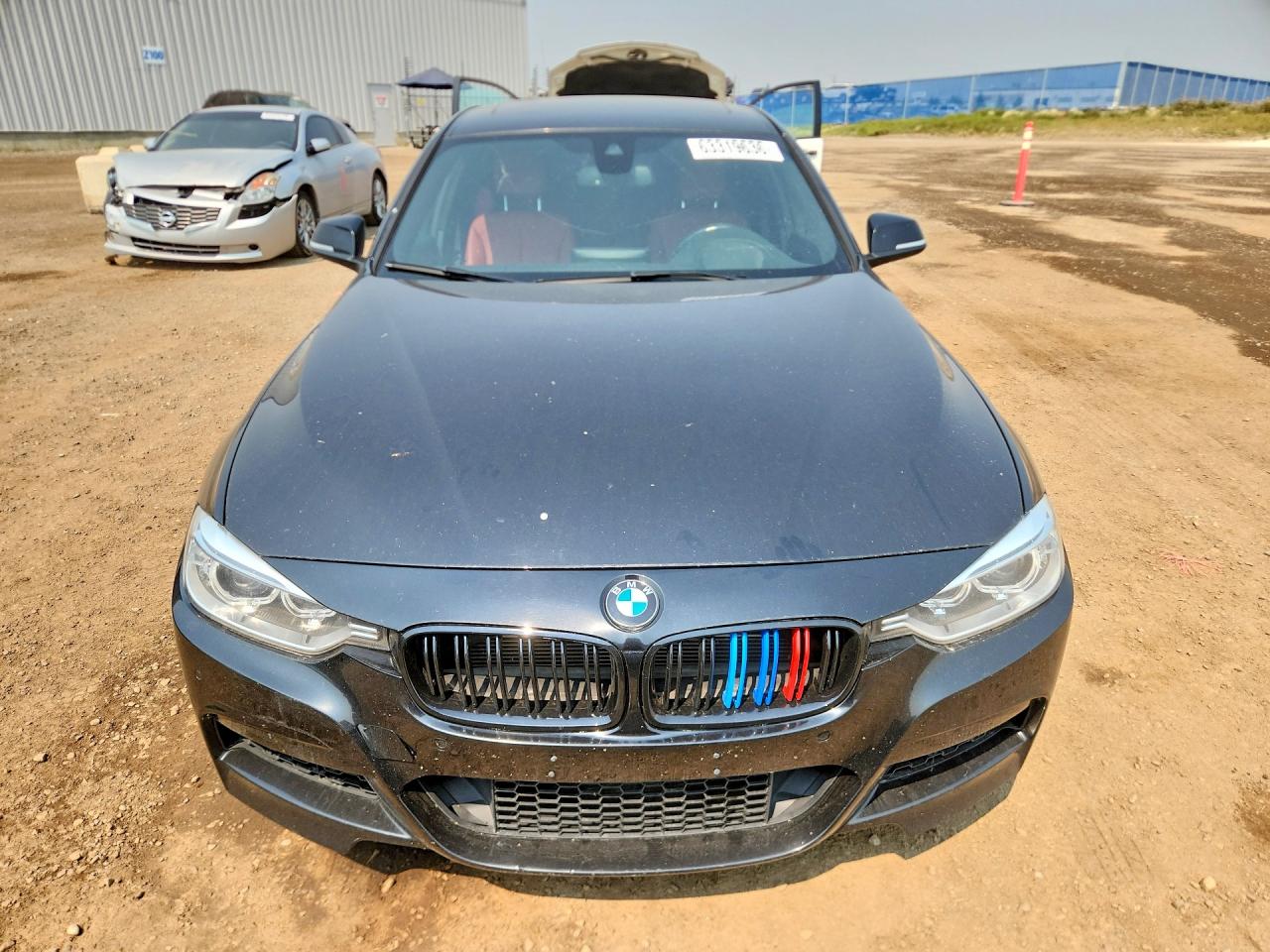 2015 Bmw 335 Xi Charcoal vin: WBA3B9C56FP705370