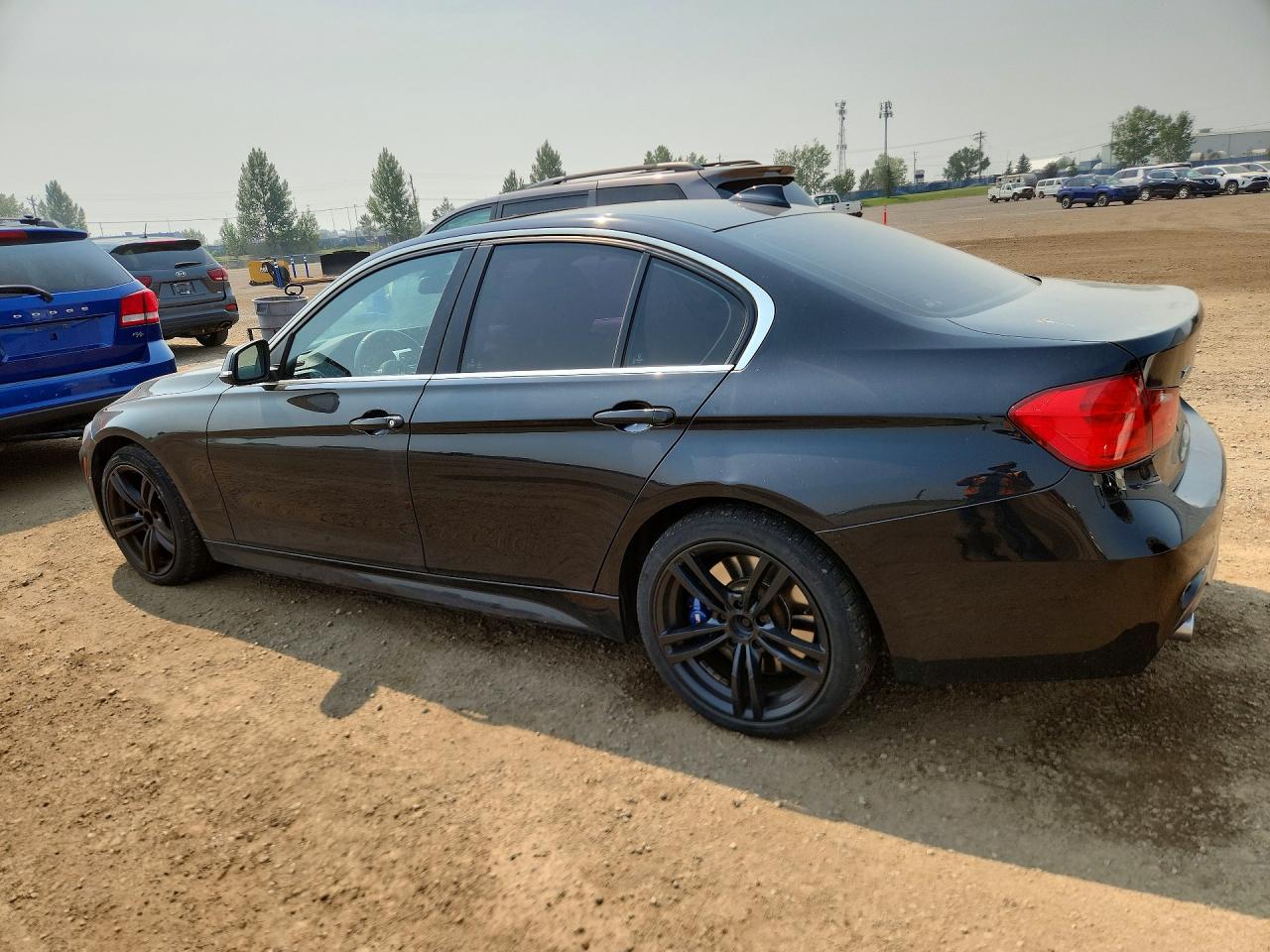 2015 Bmw 335 Xi Charcoal vin: WBA3B9C56FP705370