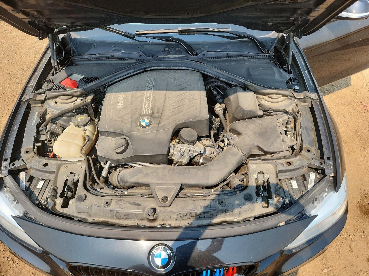 2015 Bmw 335 Xi Charcoal vin: WBA3B9C56FP705370