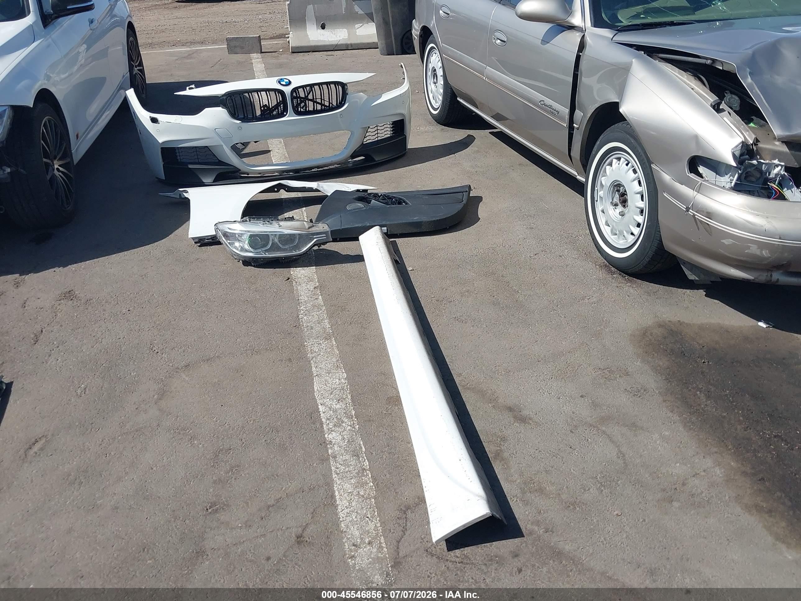 2013 Bmw 335i Xdrive White vin: WBA3B9C57DF585744