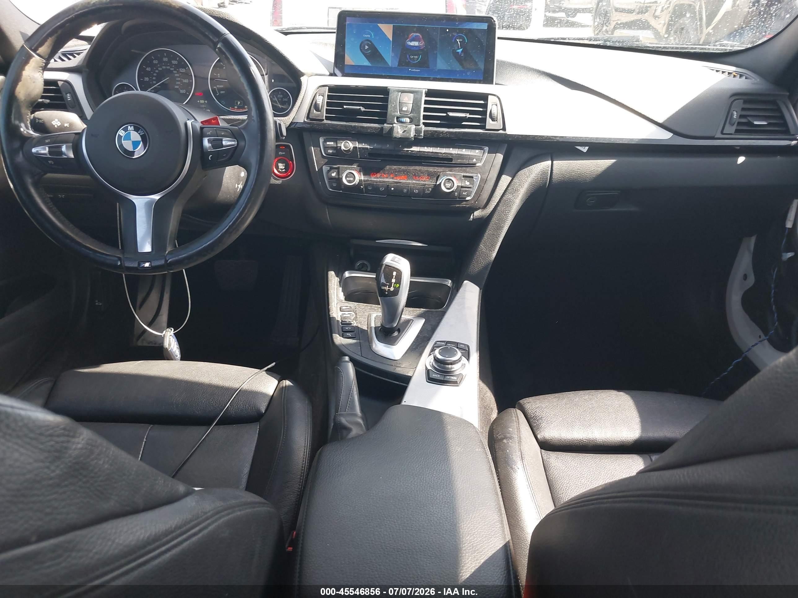 2013 Bmw 335i Xdrive White vin: WBA3B9C57DF585744