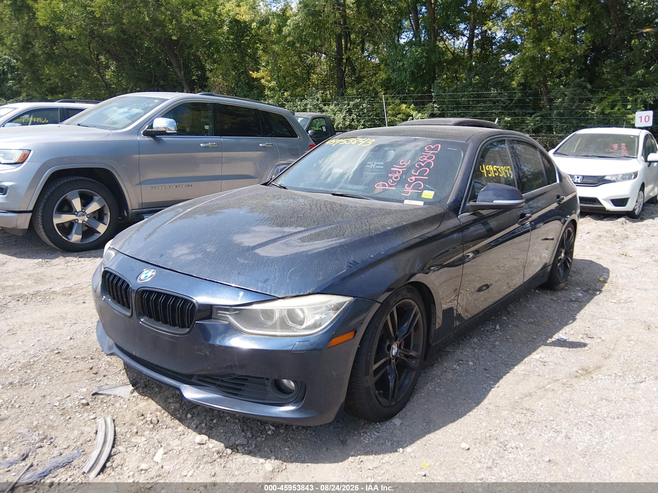 2013 Bmw 335i Xdrive Blue vin: WBA3B9C57DF586540