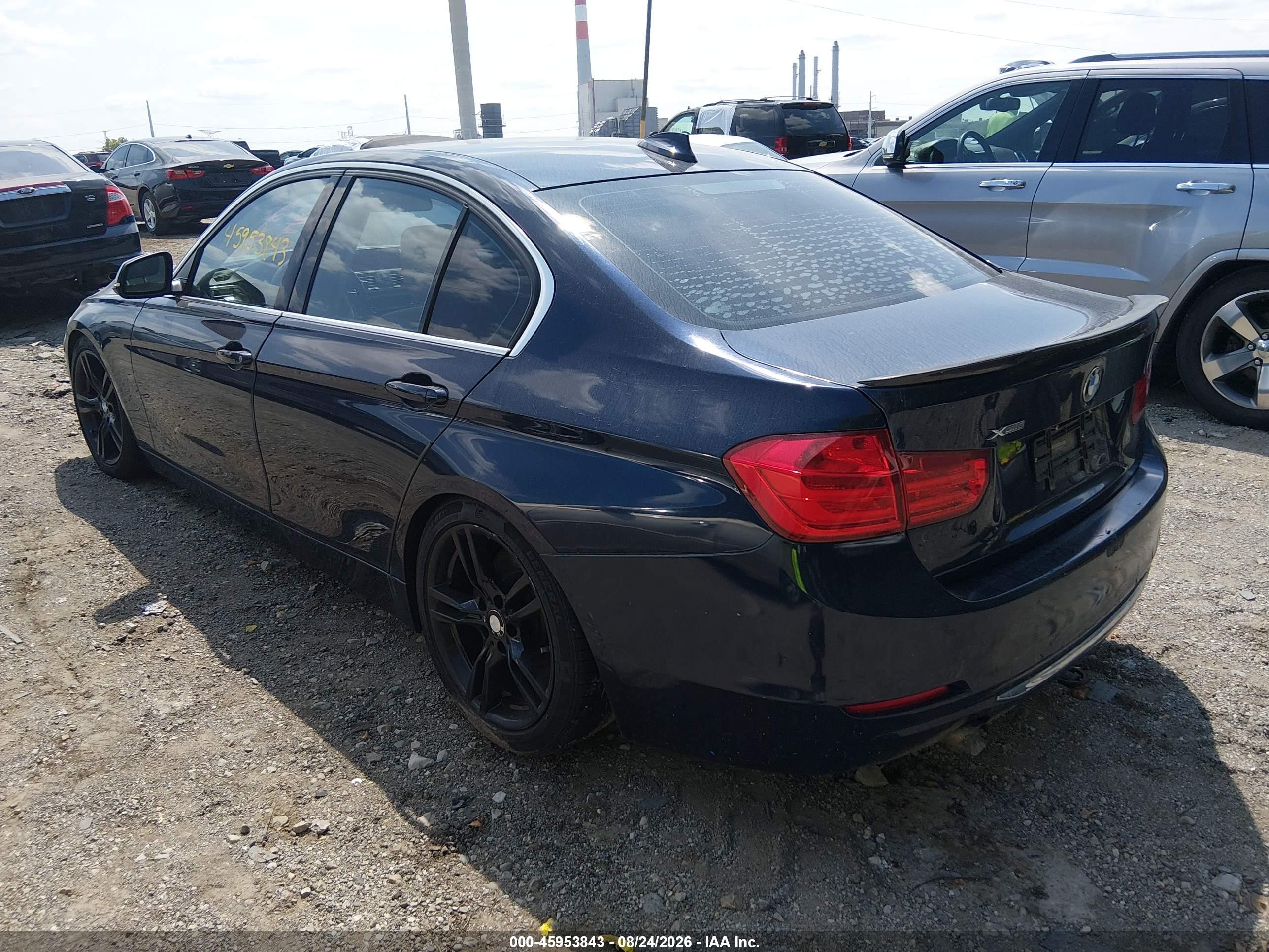 2013 Bmw 335i Xdrive Blue vin: WBA3B9C57DF586540