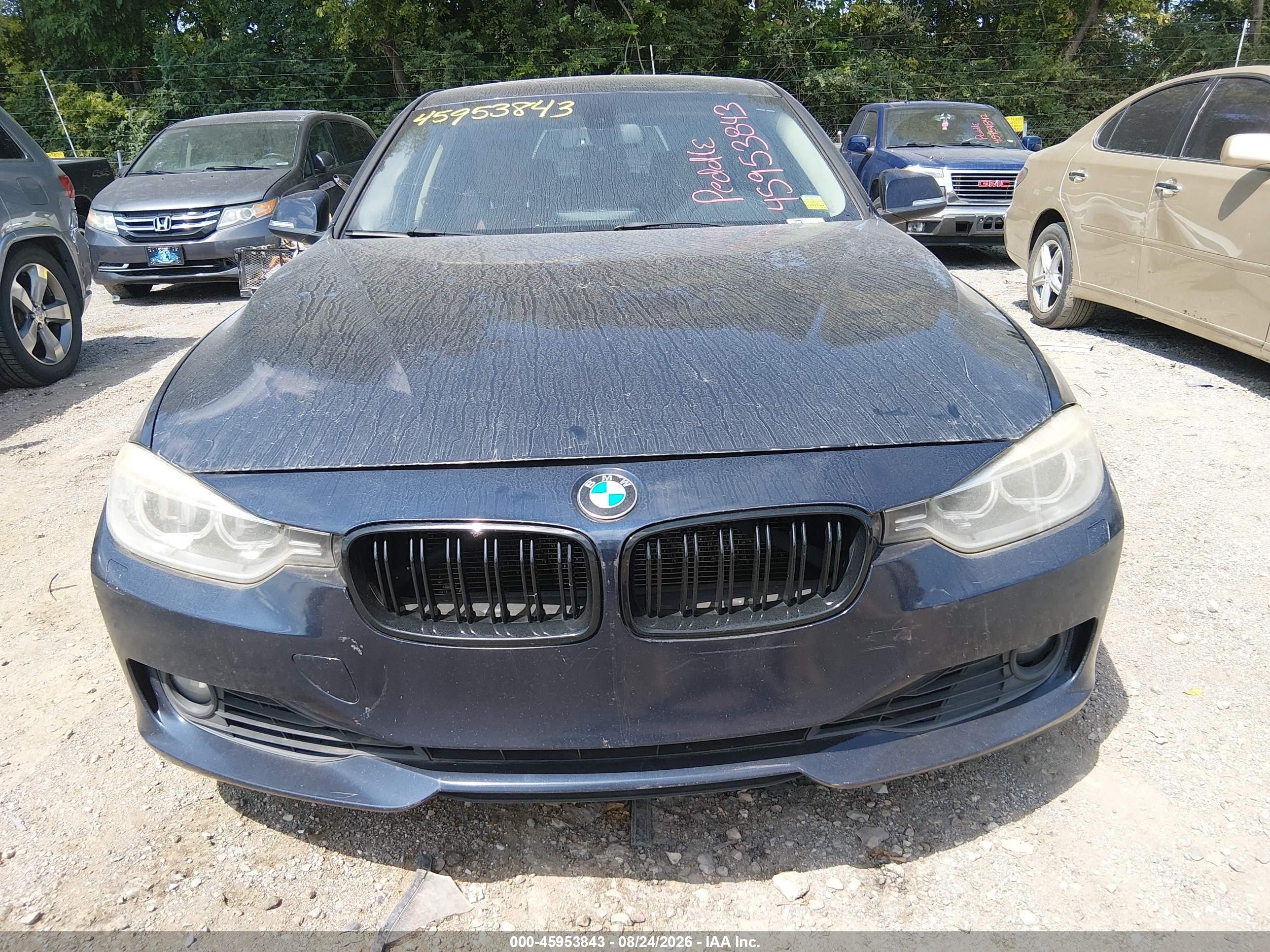 2013 Bmw 335i Xdrive Blue vin: WBA3B9C57DF586540
