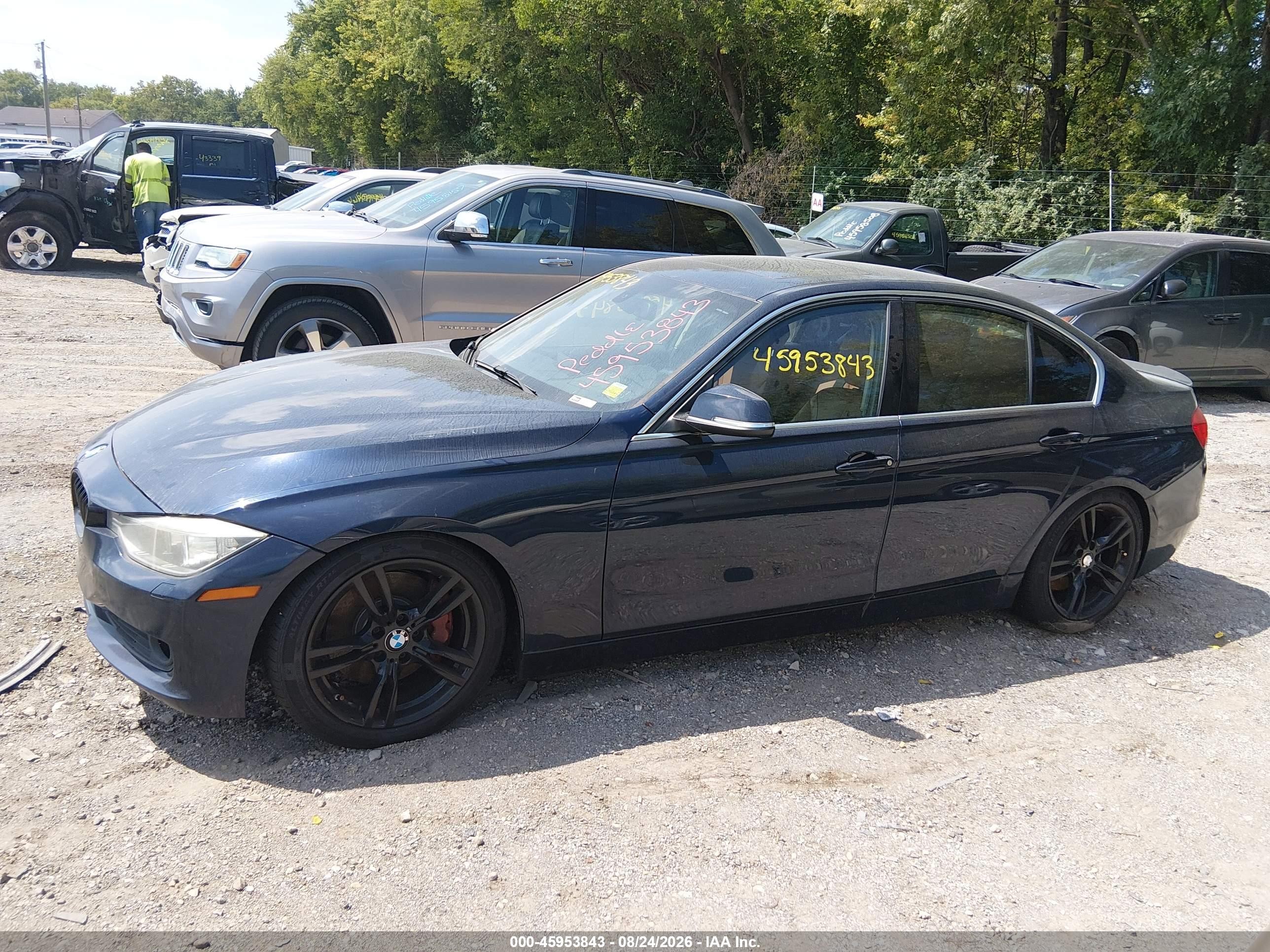 2013 Bmw 335i Xdrive Blue vin: WBA3B9C57DF586540