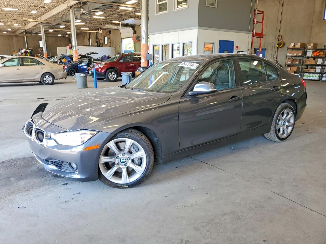 2013 Bmw 335 Xi Gray vin: WBA3B9C57DJ437395