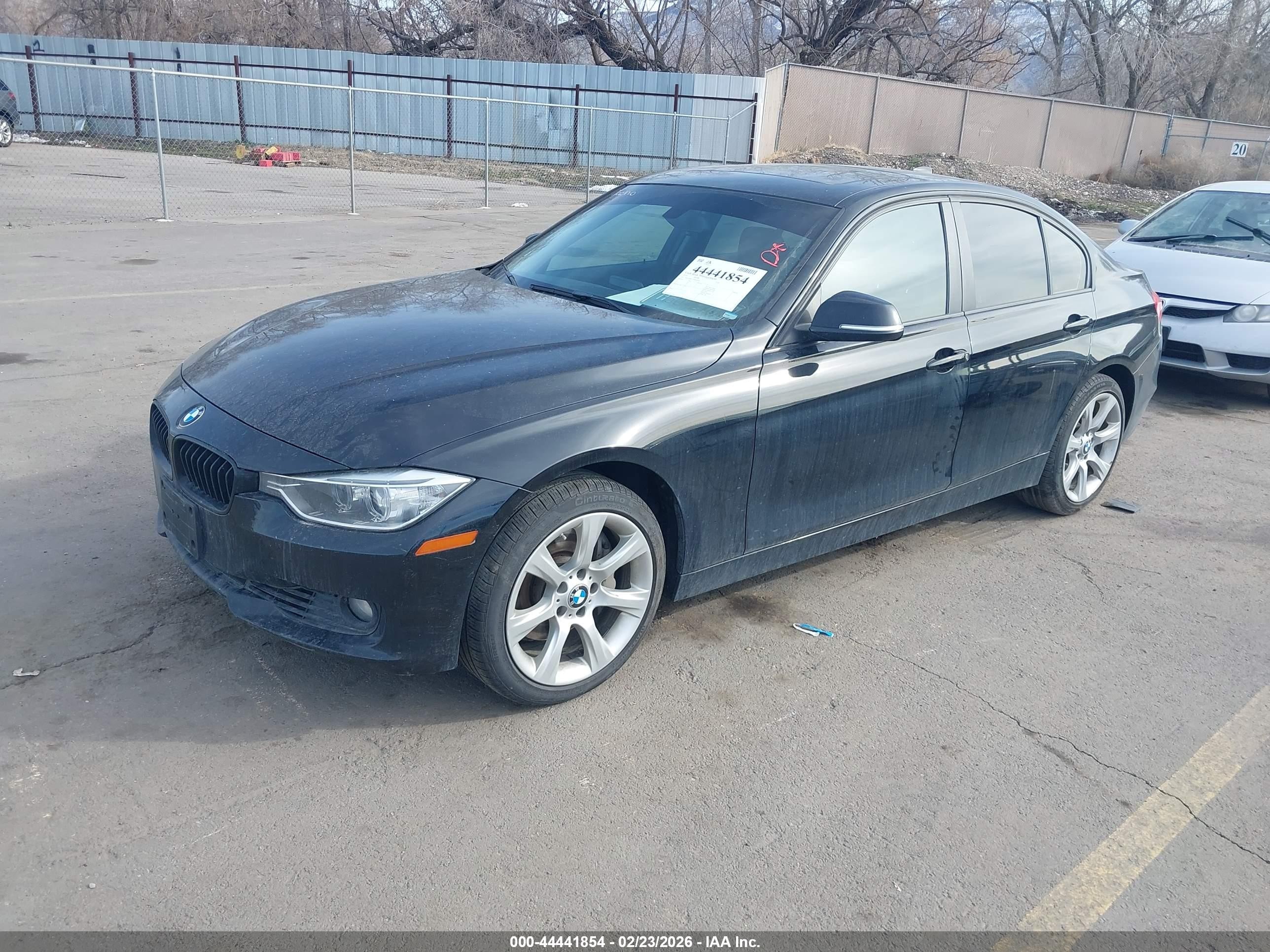 2015 Bmw 335i Xdrive Black vin: WBA3B9C57FP459350