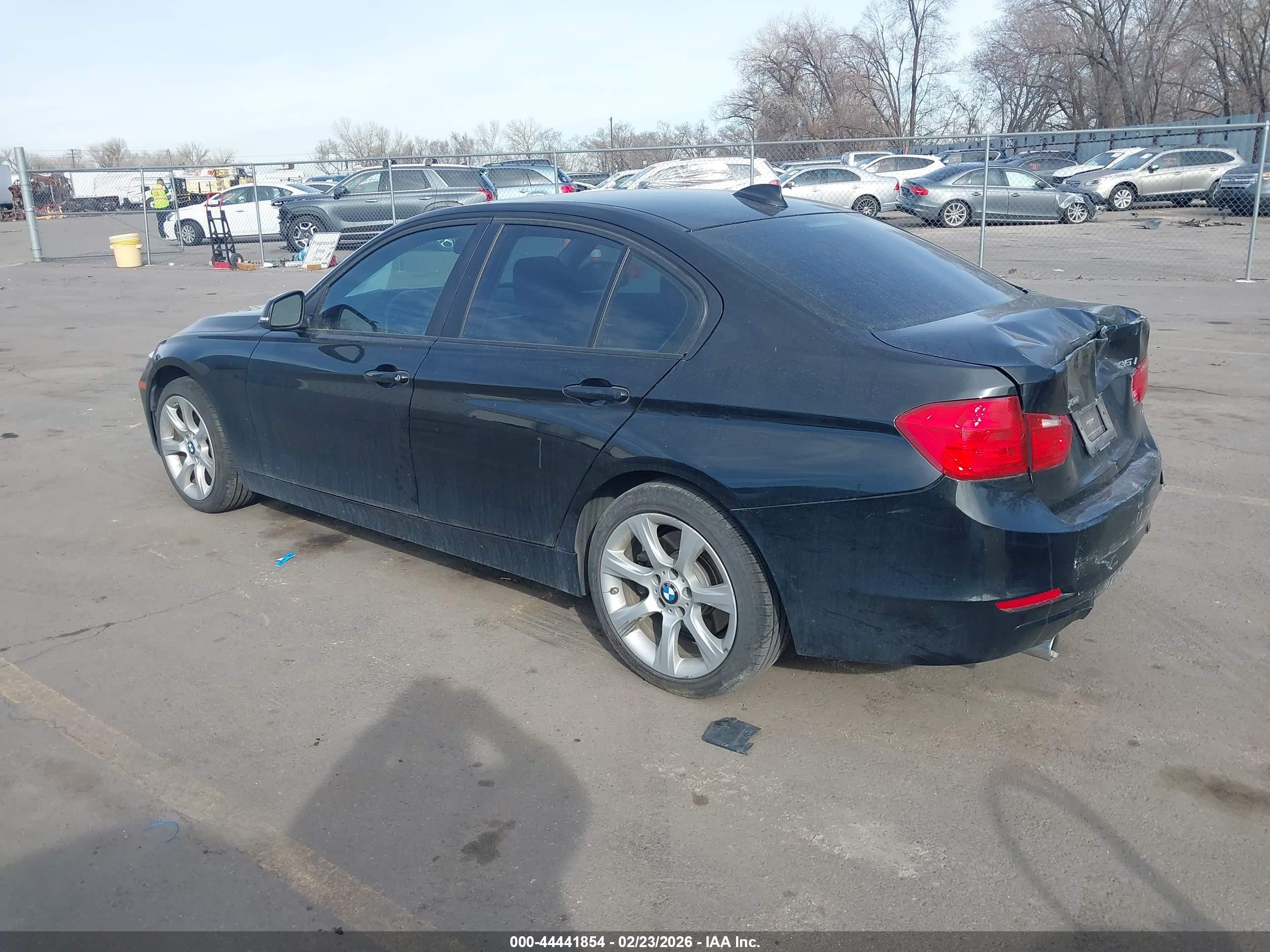 2015 Bmw 335i Xdrive Black vin: WBA3B9C57FP459350