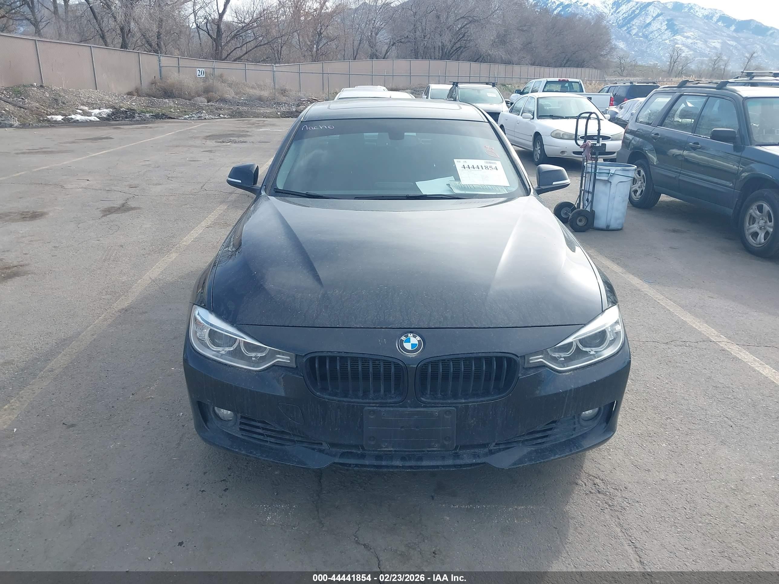 2015 Bmw 335i Xdrive Black vin: WBA3B9C57FP459350