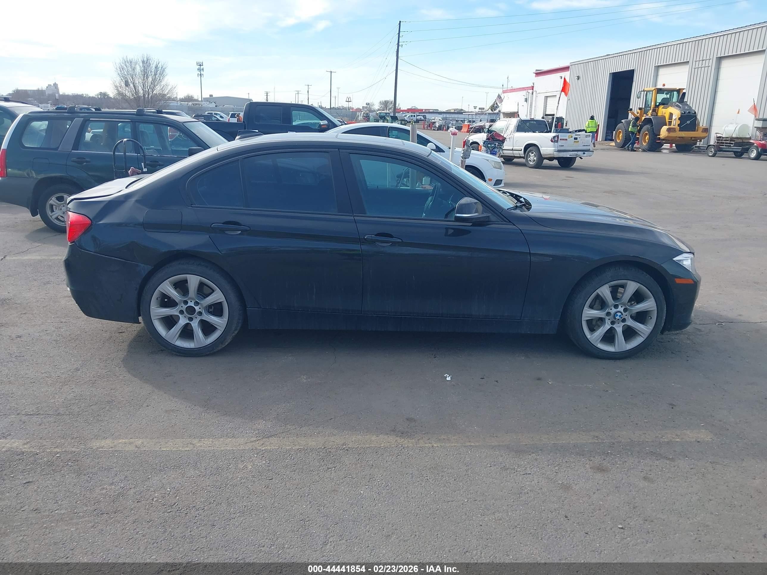 2015 Bmw 335i Xdrive Black vin: WBA3B9C57FP459350
