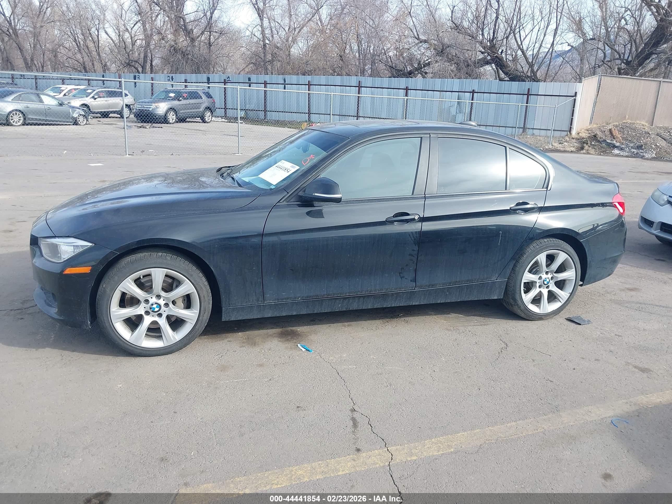 2015 Bmw 335i Xdrive Black vin: WBA3B9C57FP459350