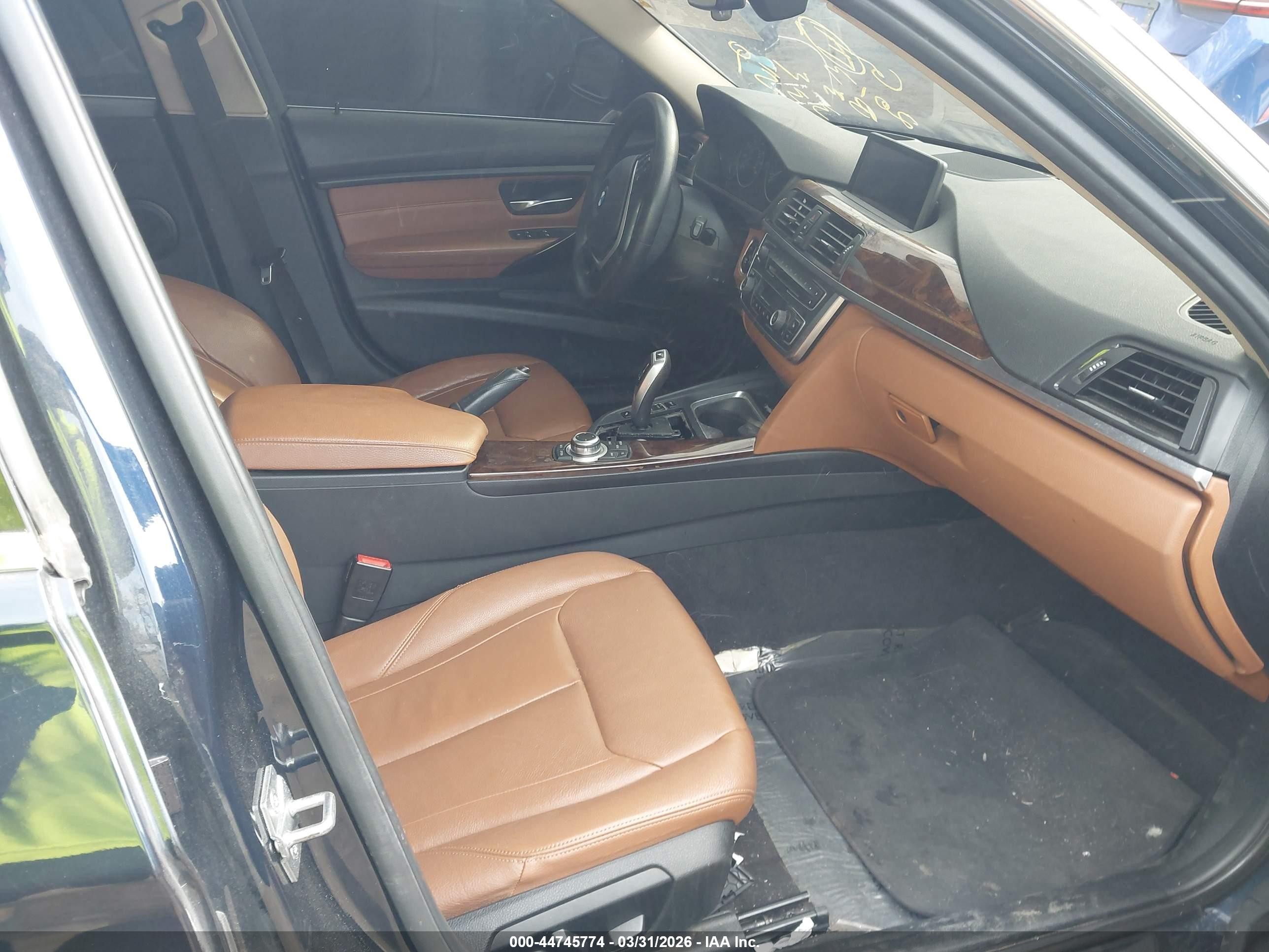 2013 Bmw 335i Xdrive Dark Blue vin: WBA3B9C58DF587177